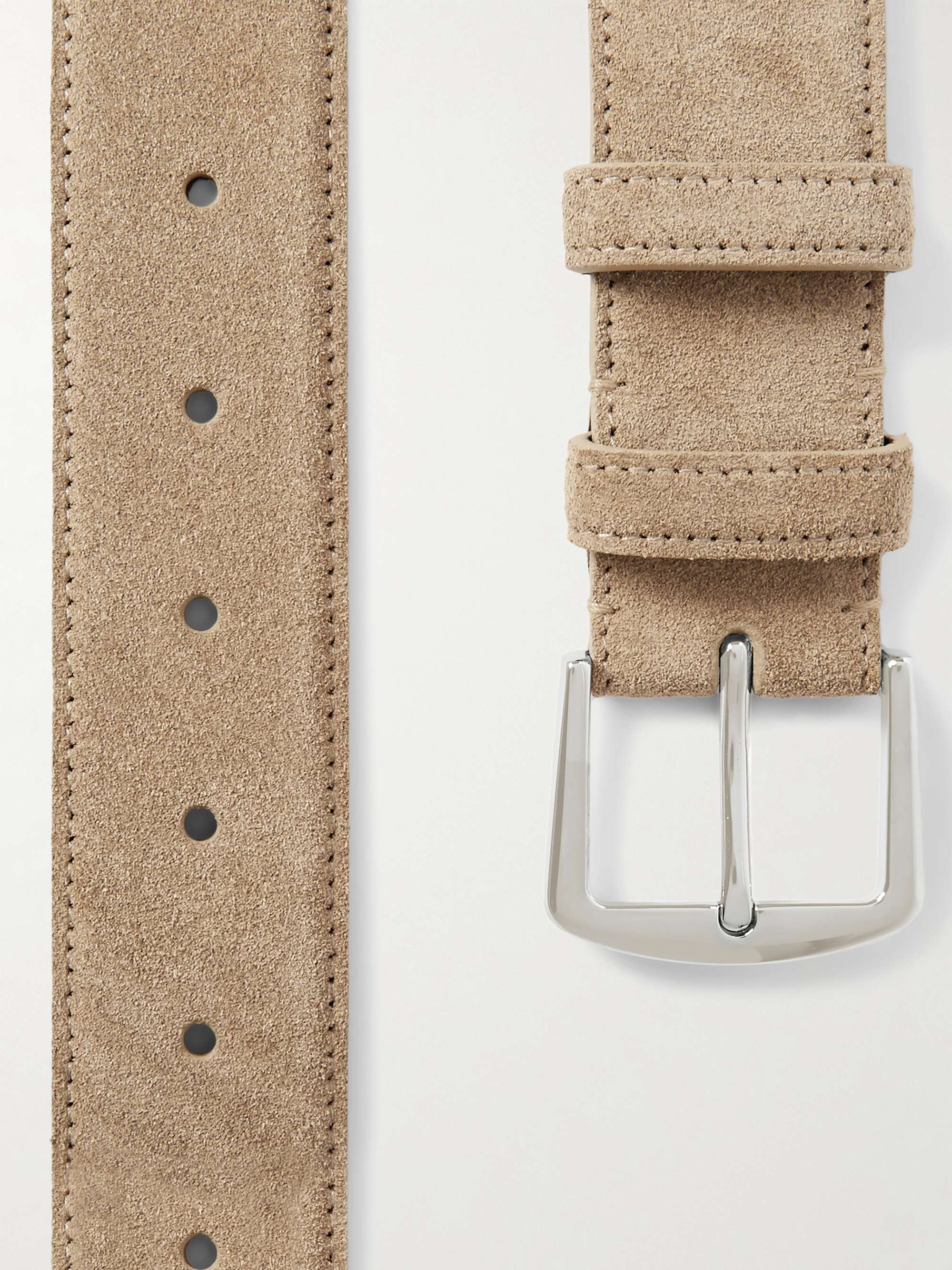 LORO PIANA 3.5cm Suede Belt
