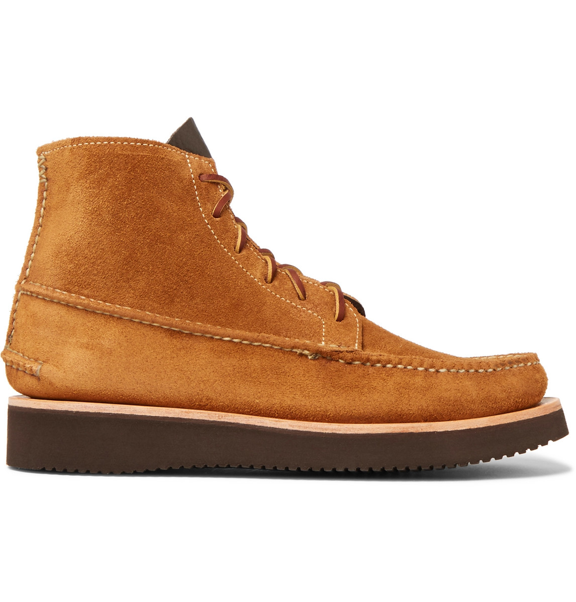 Yuketen Maine Guide Suede Boots In Brown