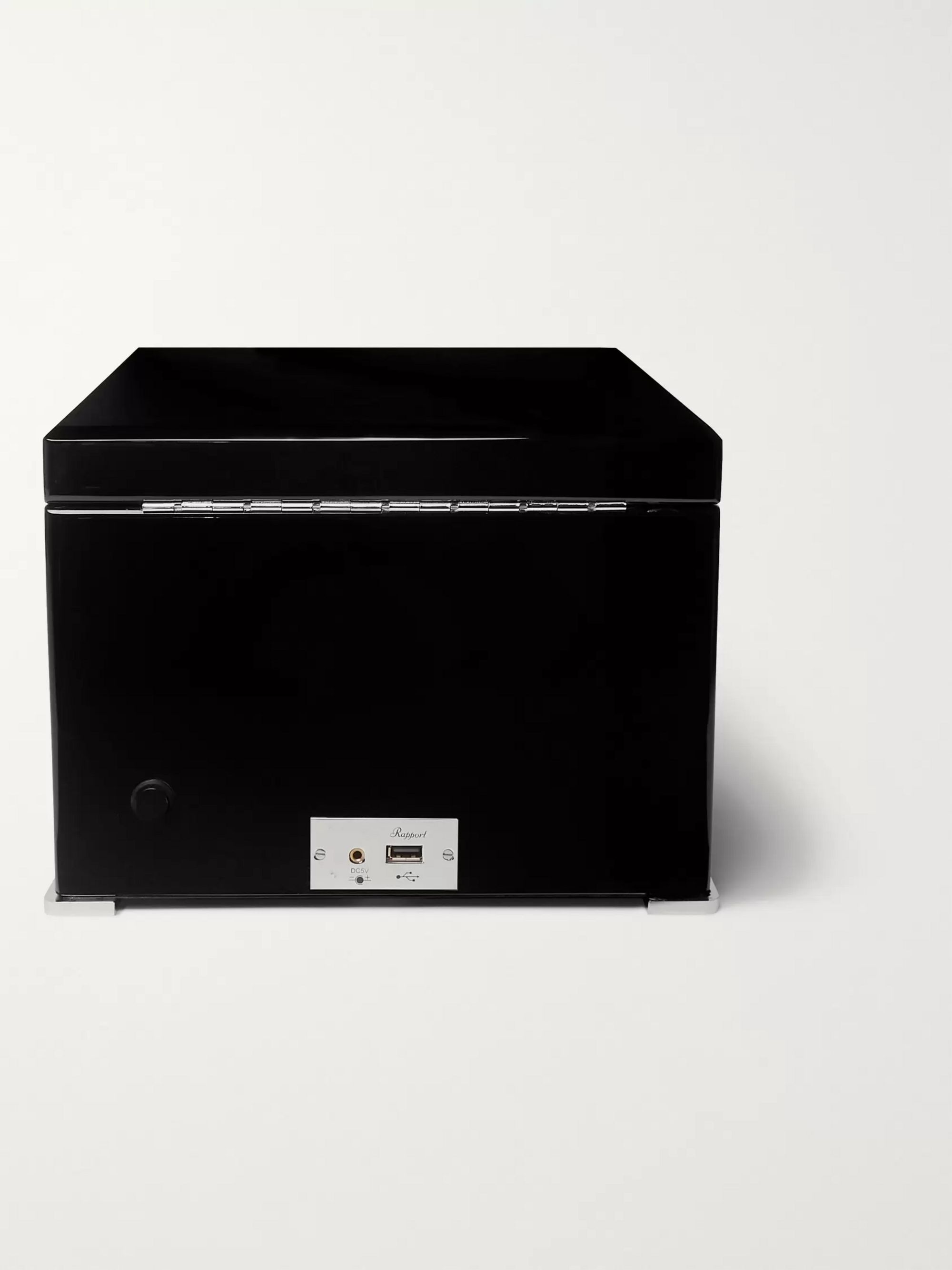 RAPPORT LONDON Perpetua III Lacquered Ebony Watch Winder