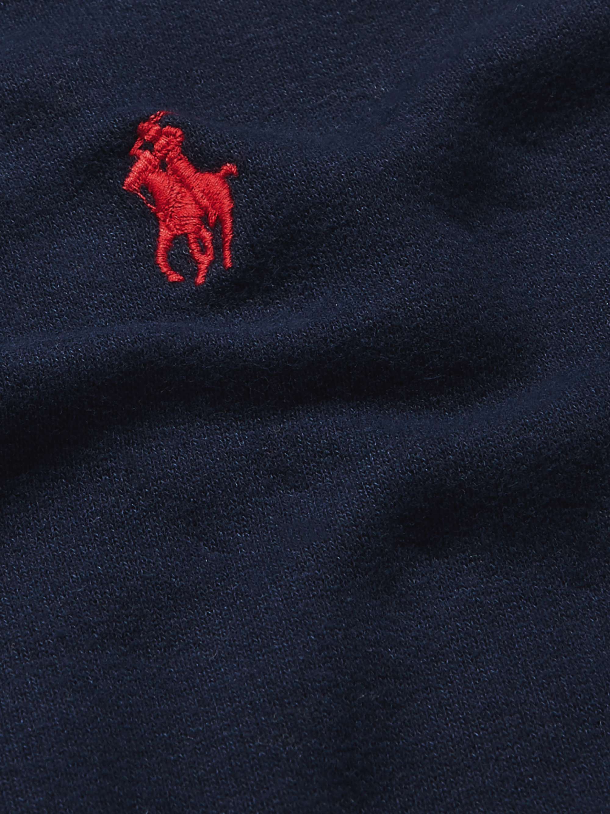 presupuesto cruzar marxista POLO RALPH LAUREN Logo-Embroidered Cotton-Blend Jersey Sweatshirt for Men |  MR PORTER