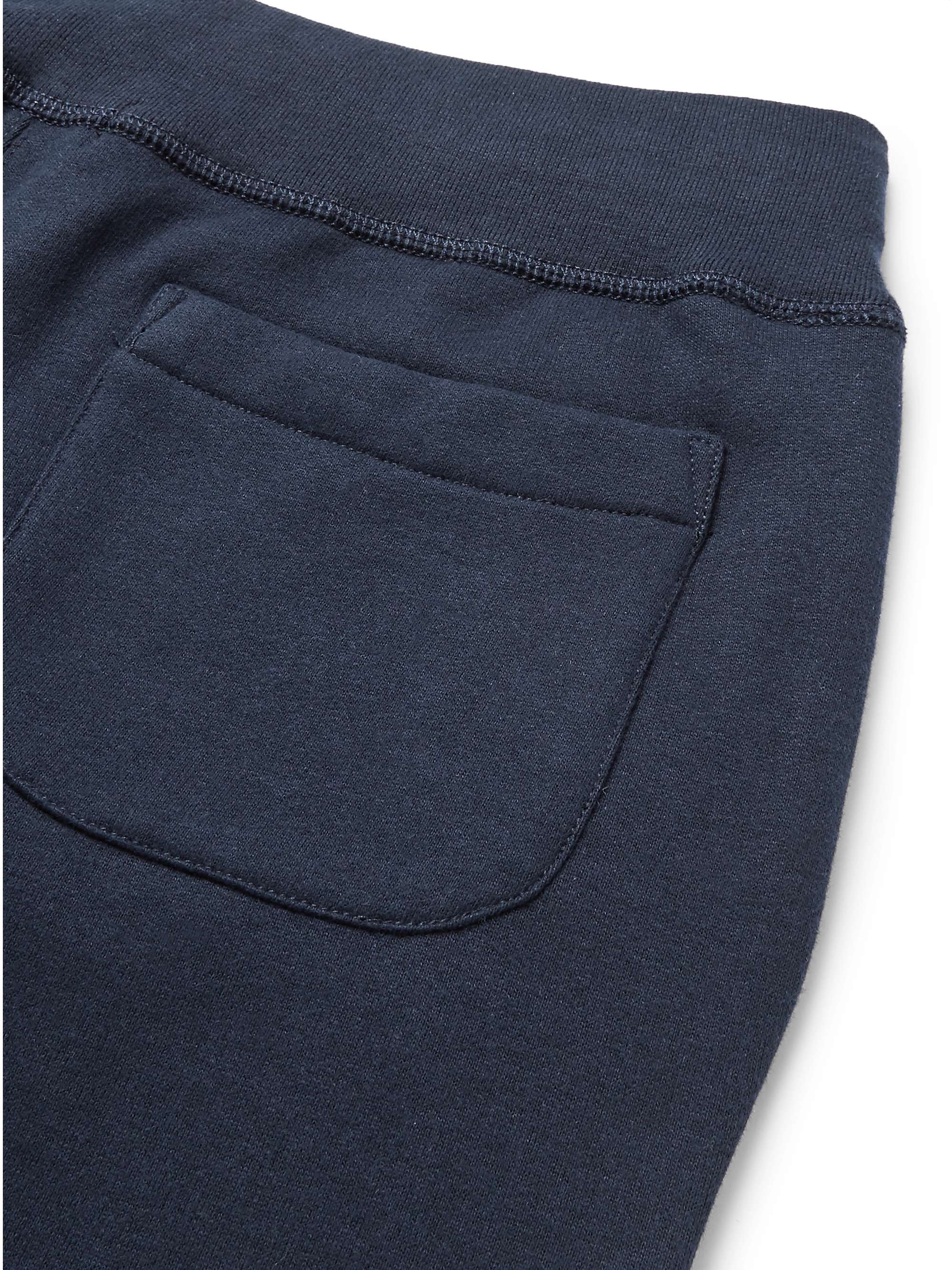 POLO RALPH LAUREN Tapered Logo-Embroidered Cotton-Blend Jersey Sweatpants