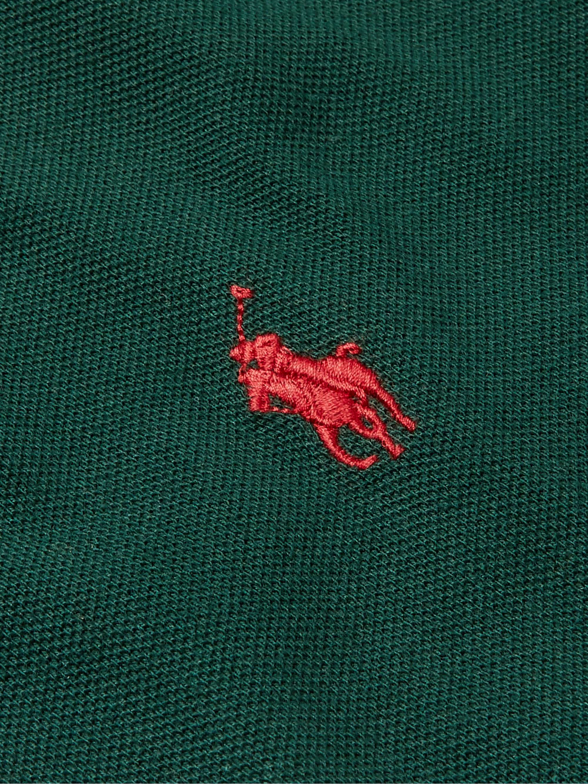 POLO RALPH LAUREN Slim-Fit Logo-Embroidered Cotton-Piqué Polo Shirt