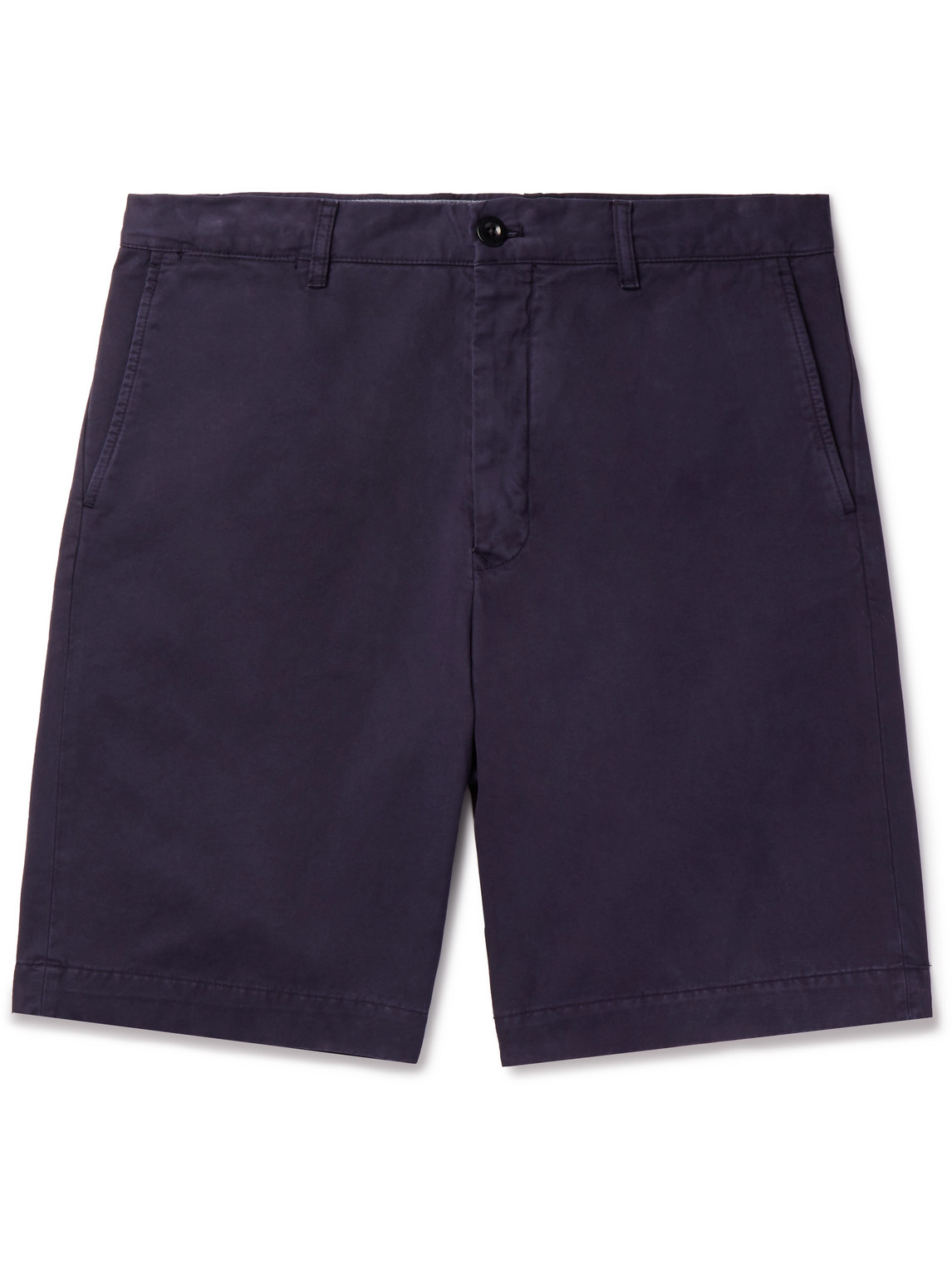 Garment-Dyed Cotton-Twill Bermuda Shorts