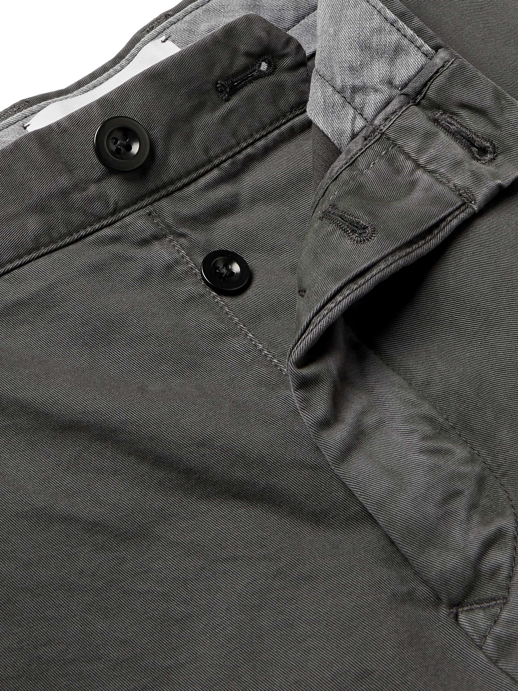MR P. Garment-Dyed Cotton-Twill Bermuda Shorts