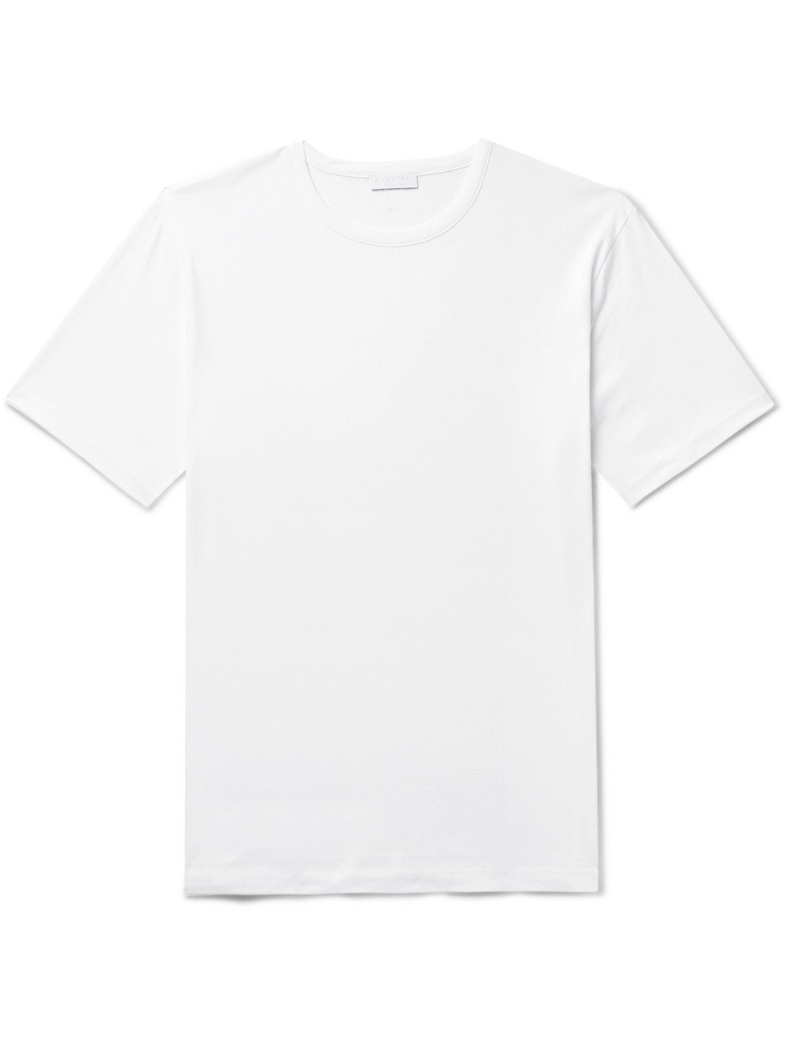 Shop Sunspel Sea Island Cotton-jersey T-shirt In Unknown