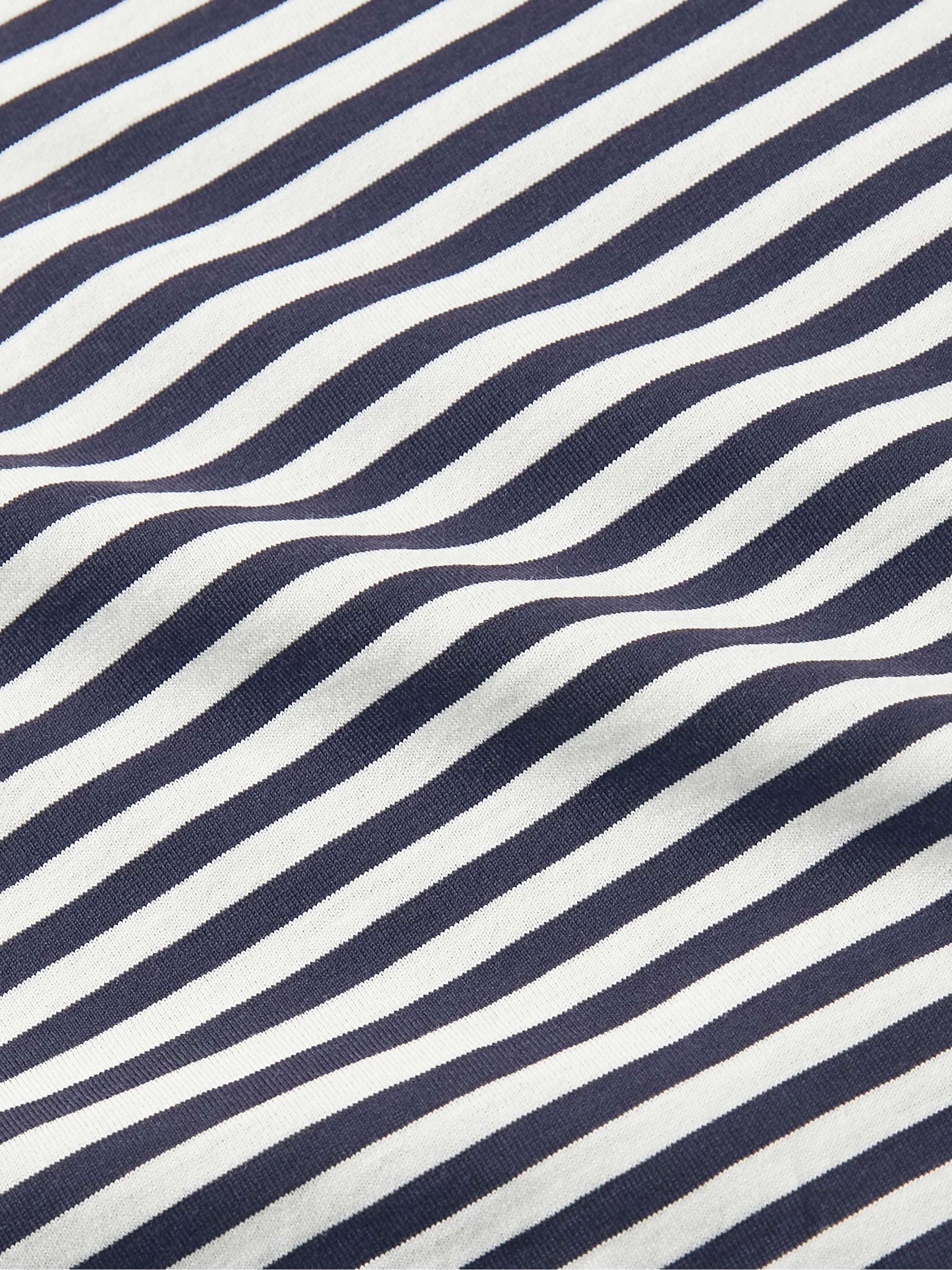 SUNSPEL Striped Cotton-Jersey T-Shirt