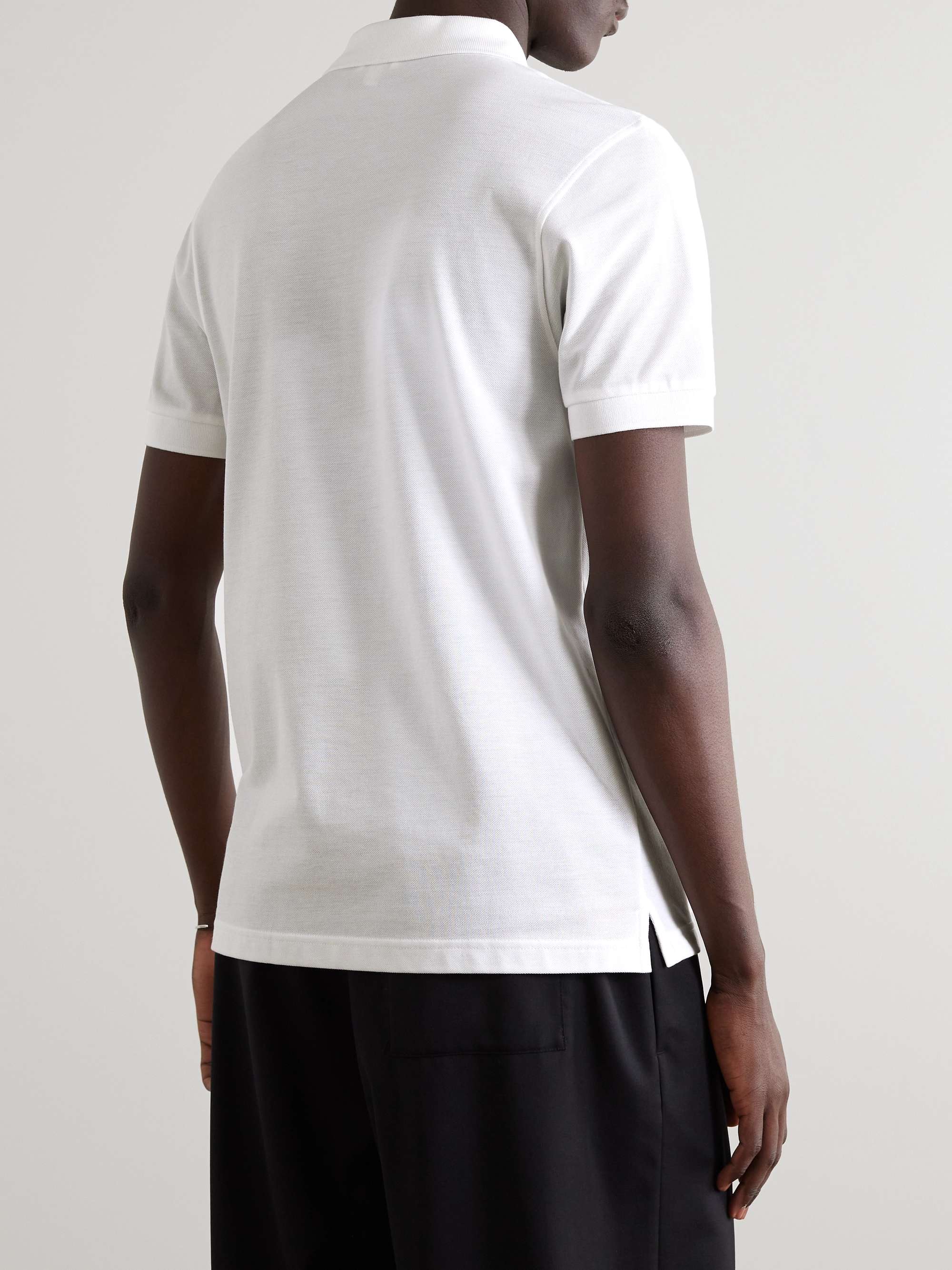 SUNSPEL Cotton-Piqué Polo Shirt
