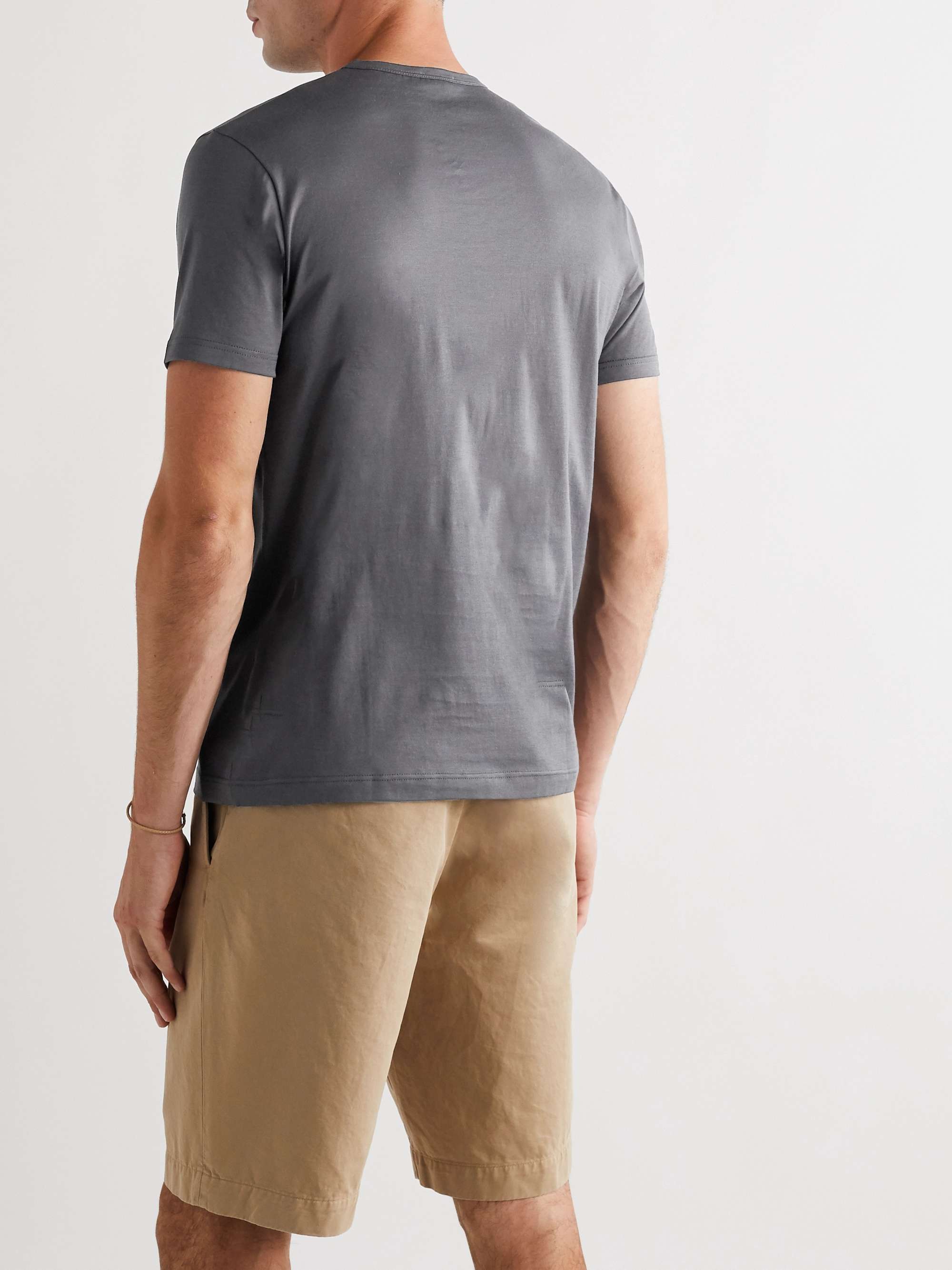 SUNSPEL Supima Cotton-Jersey T-Shirt