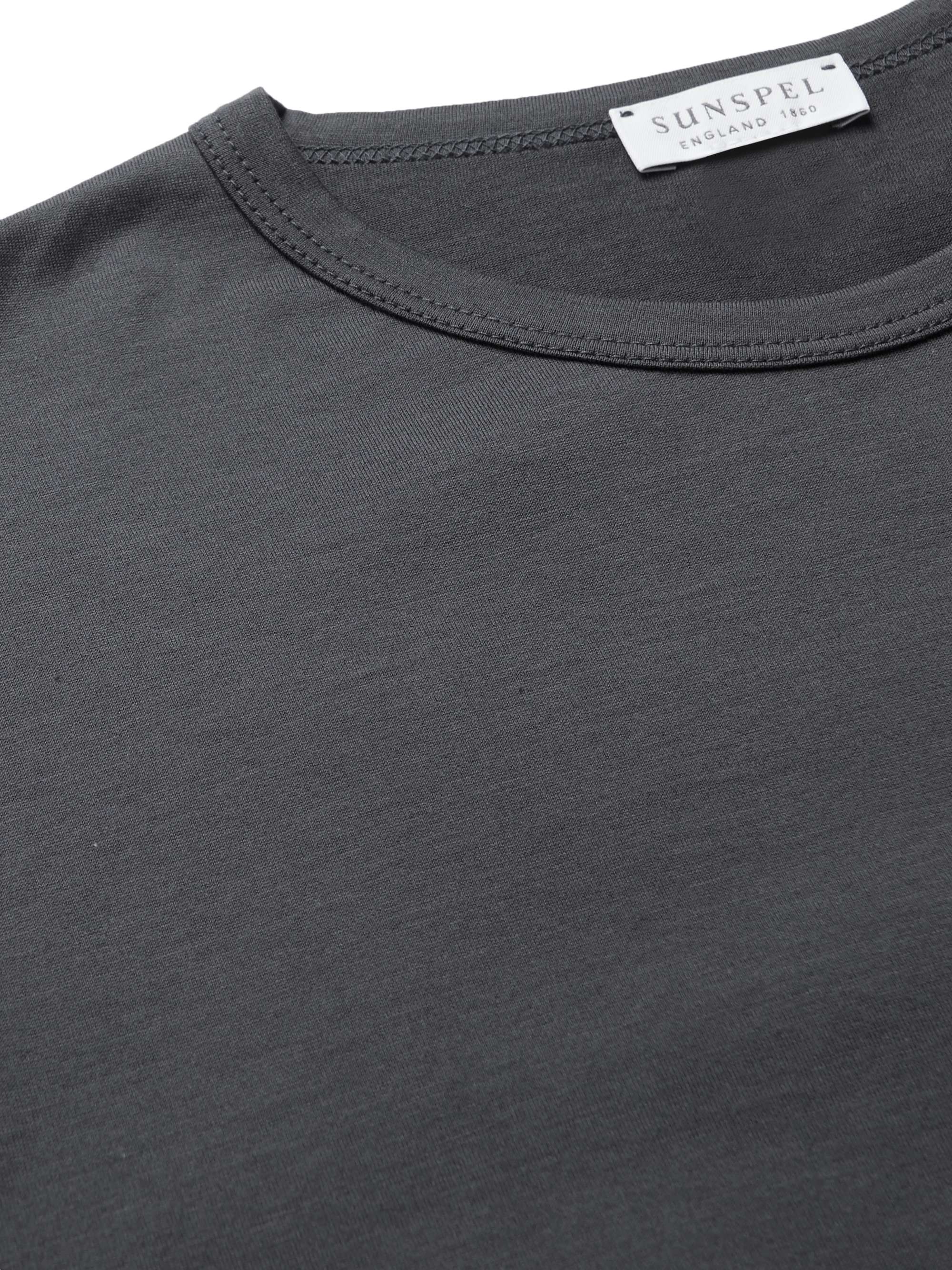 SUNSPEL Supima Cotton-Jersey T-Shirt