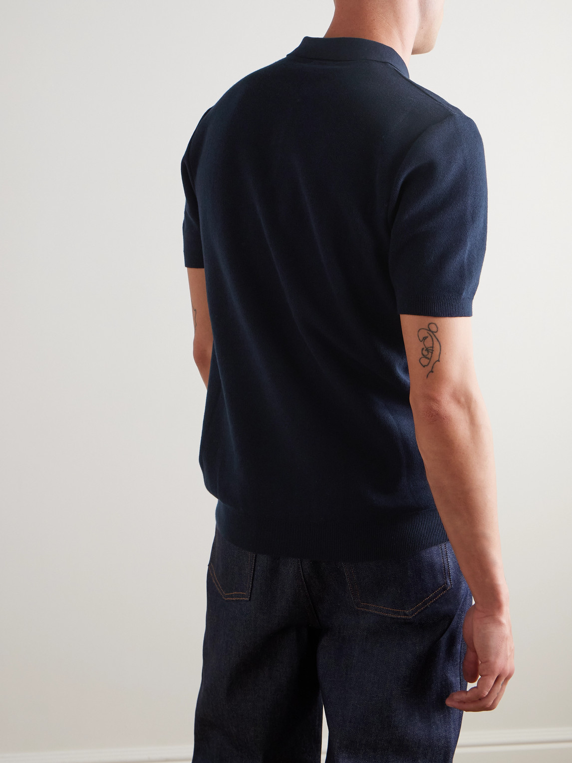 Slim-Fit Cotton-Piqué Polo Shirt