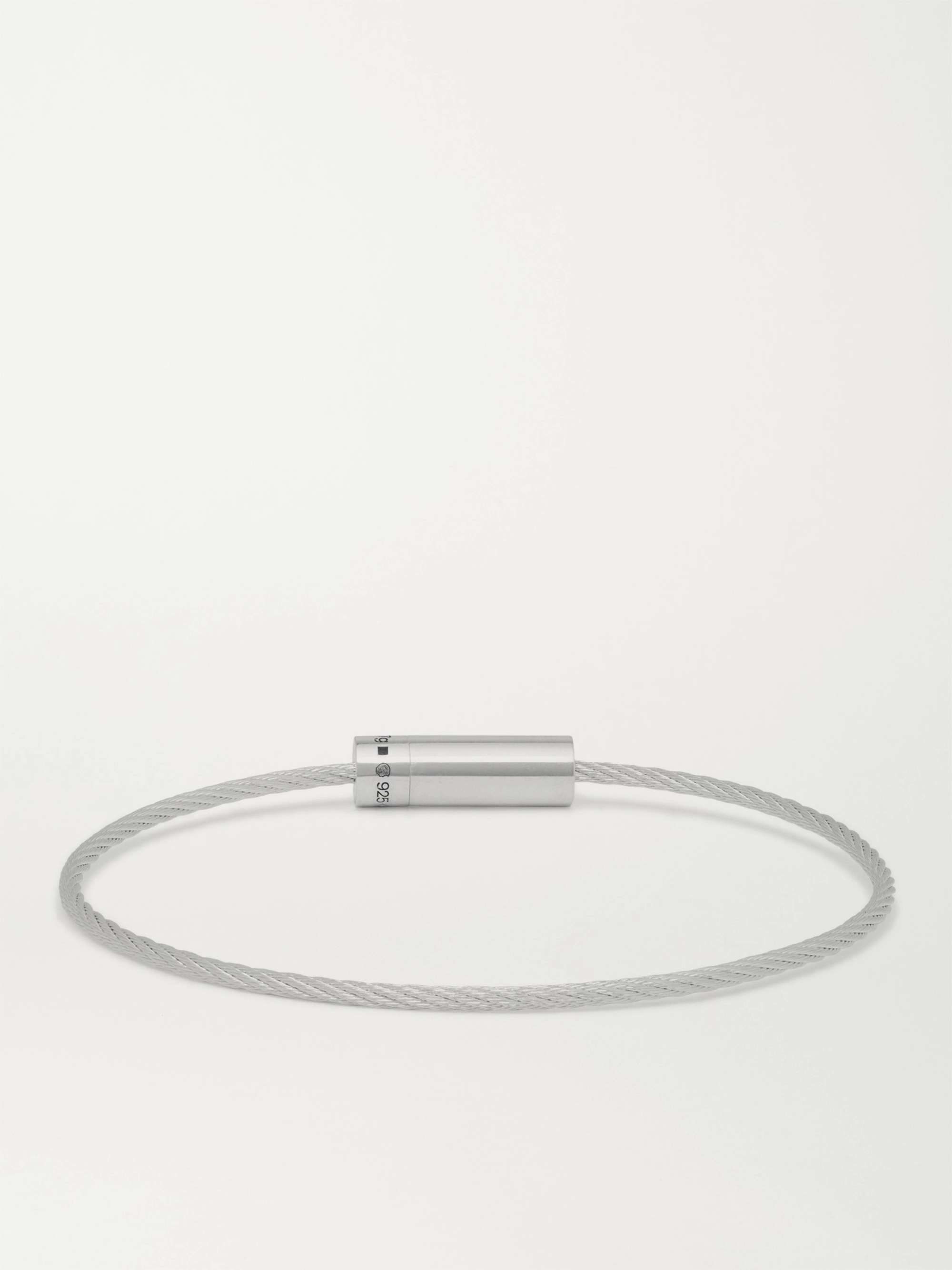 LE GRAMME Le 7 Sterling Silver Diamond Bracelet