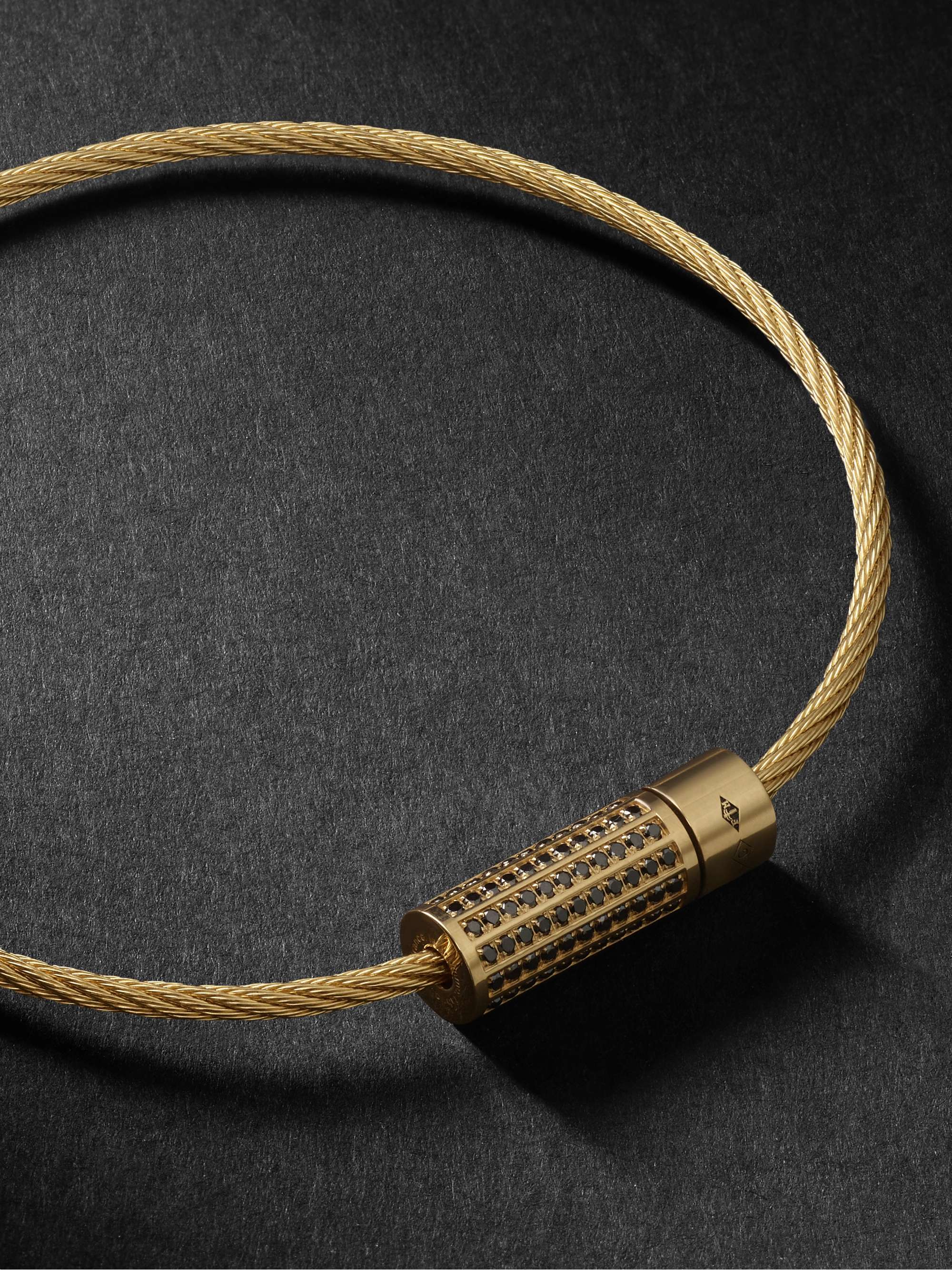 LE GRAMME 18-Karat Gold Diamond Bracelet