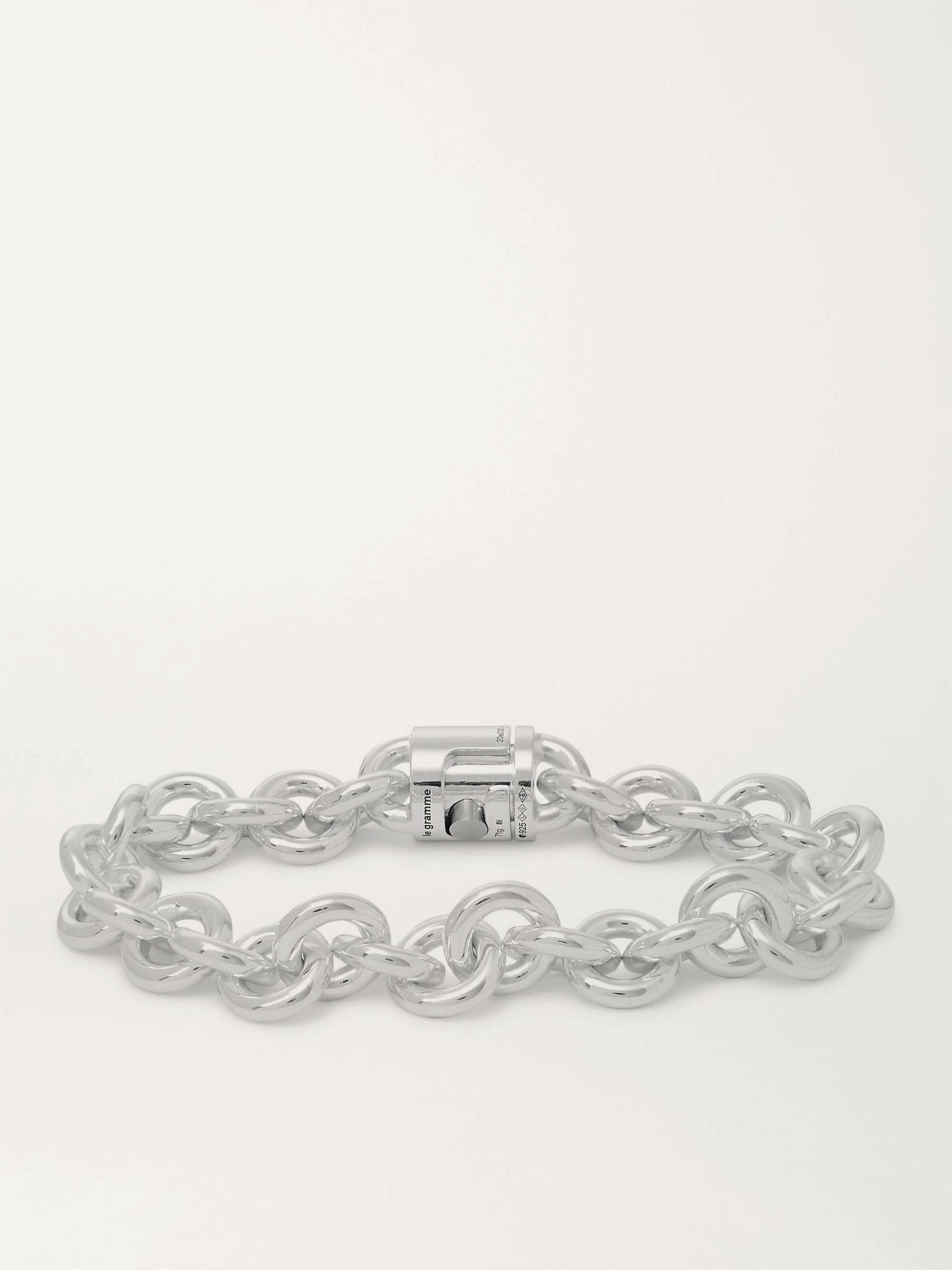 LE GRAMME Le 103 Sterling Silver Chain Bracelet