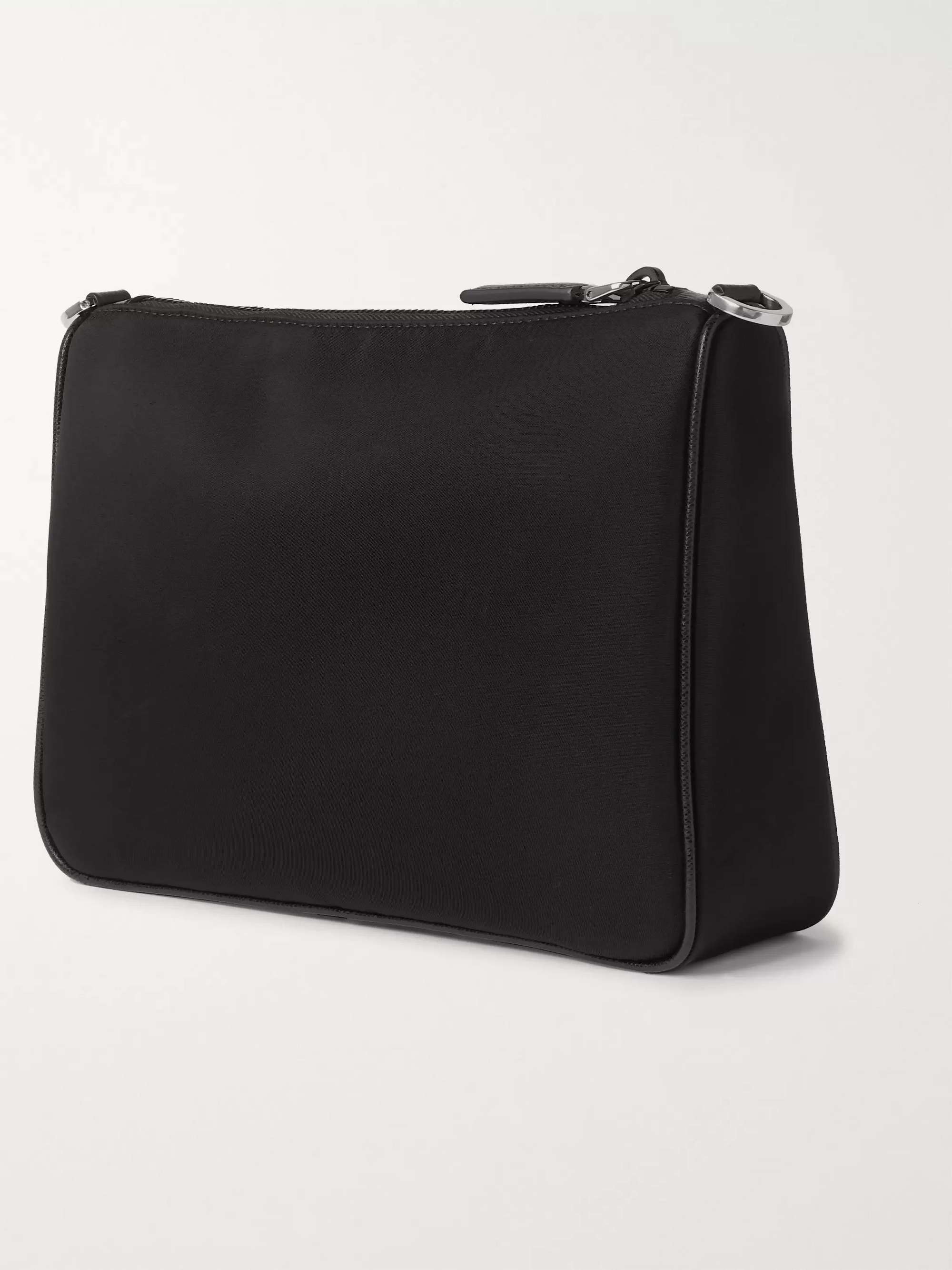 PRADA Logo-Appliquéd Nylon Messenger Bag