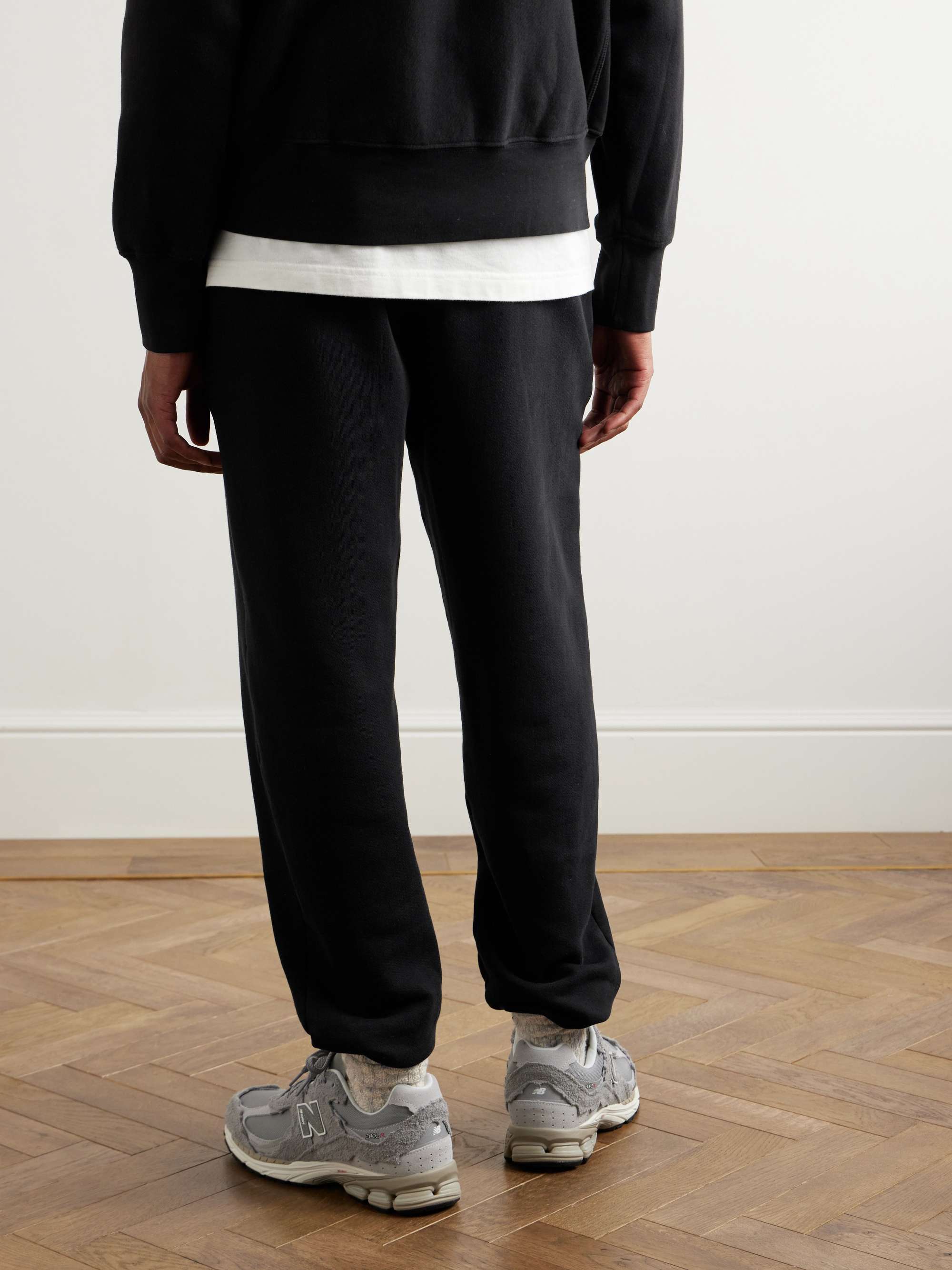 LES TIEN Garment-Dyed Cotton-Jersey Hoodie