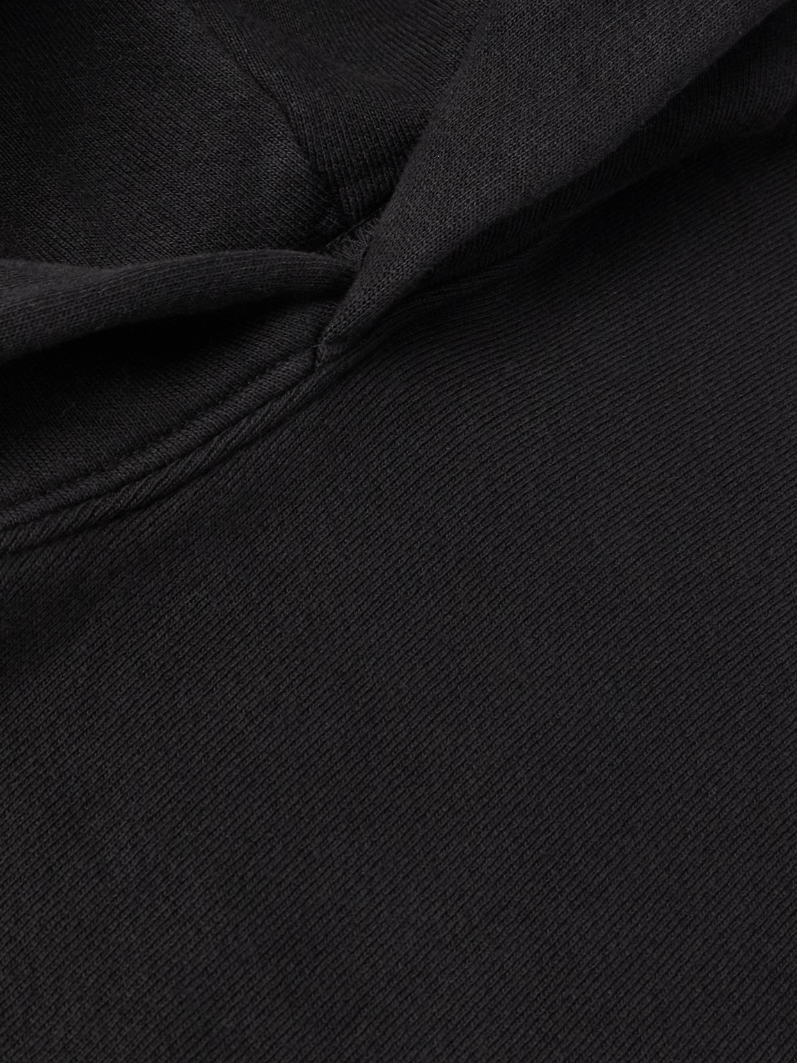 Heavyweight Structured-Fleece Cotton-Jersey Hoodie
