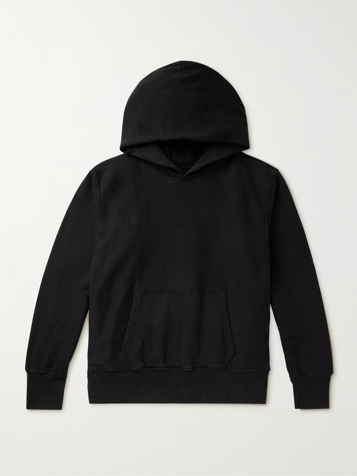 Les Tien Garment-Dyed Cotton-Jersey Hoodie - Men