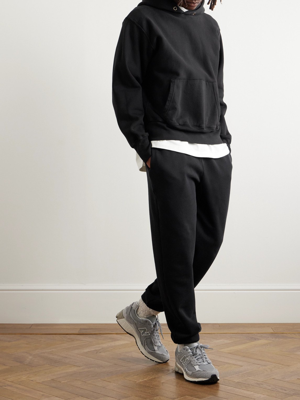 Heavyweight Structured-Fleece Cotton-Jersey Hoodie