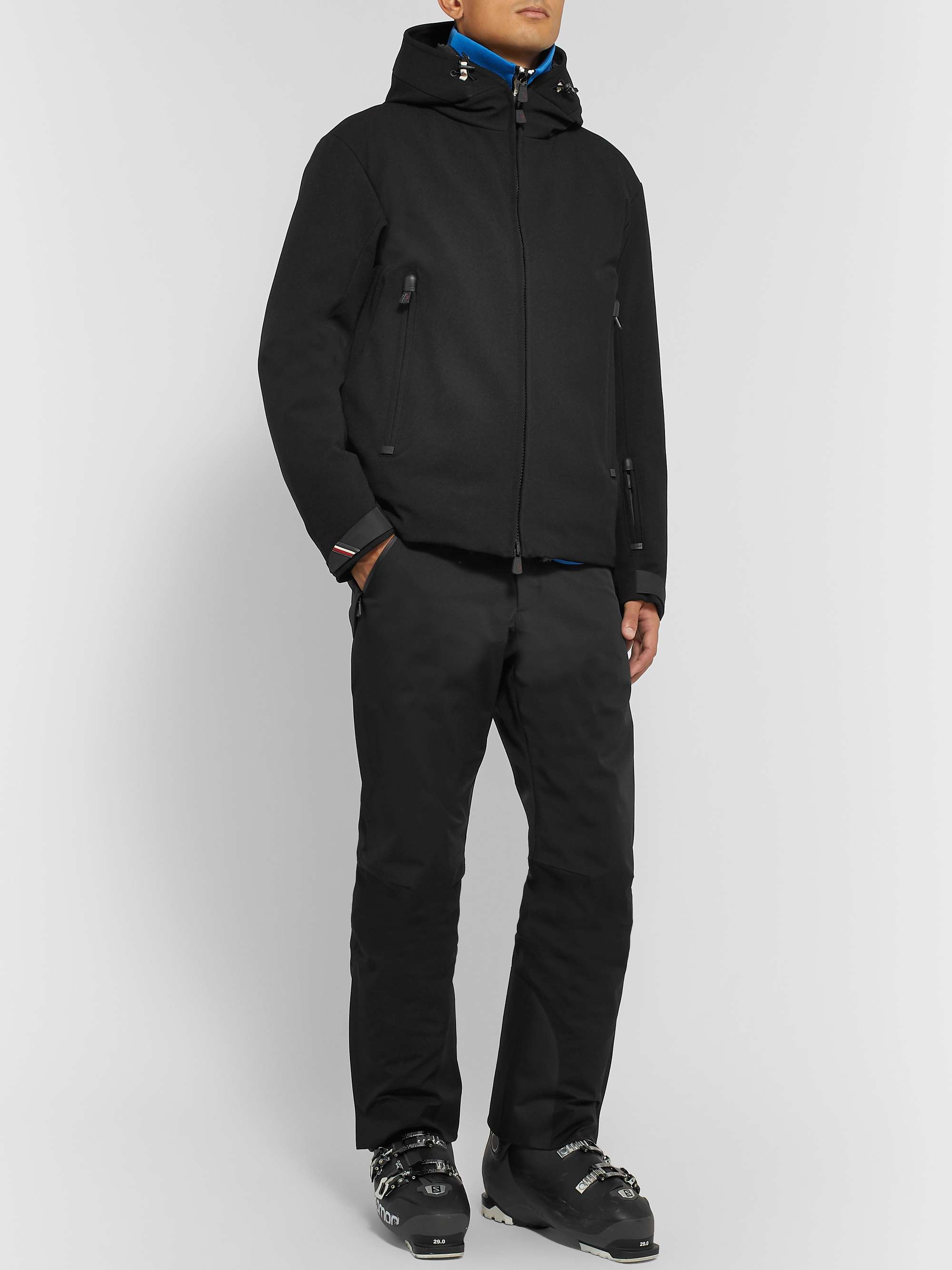 MONCLER GRENOBLE Praz Hooded Twill Down Jacket