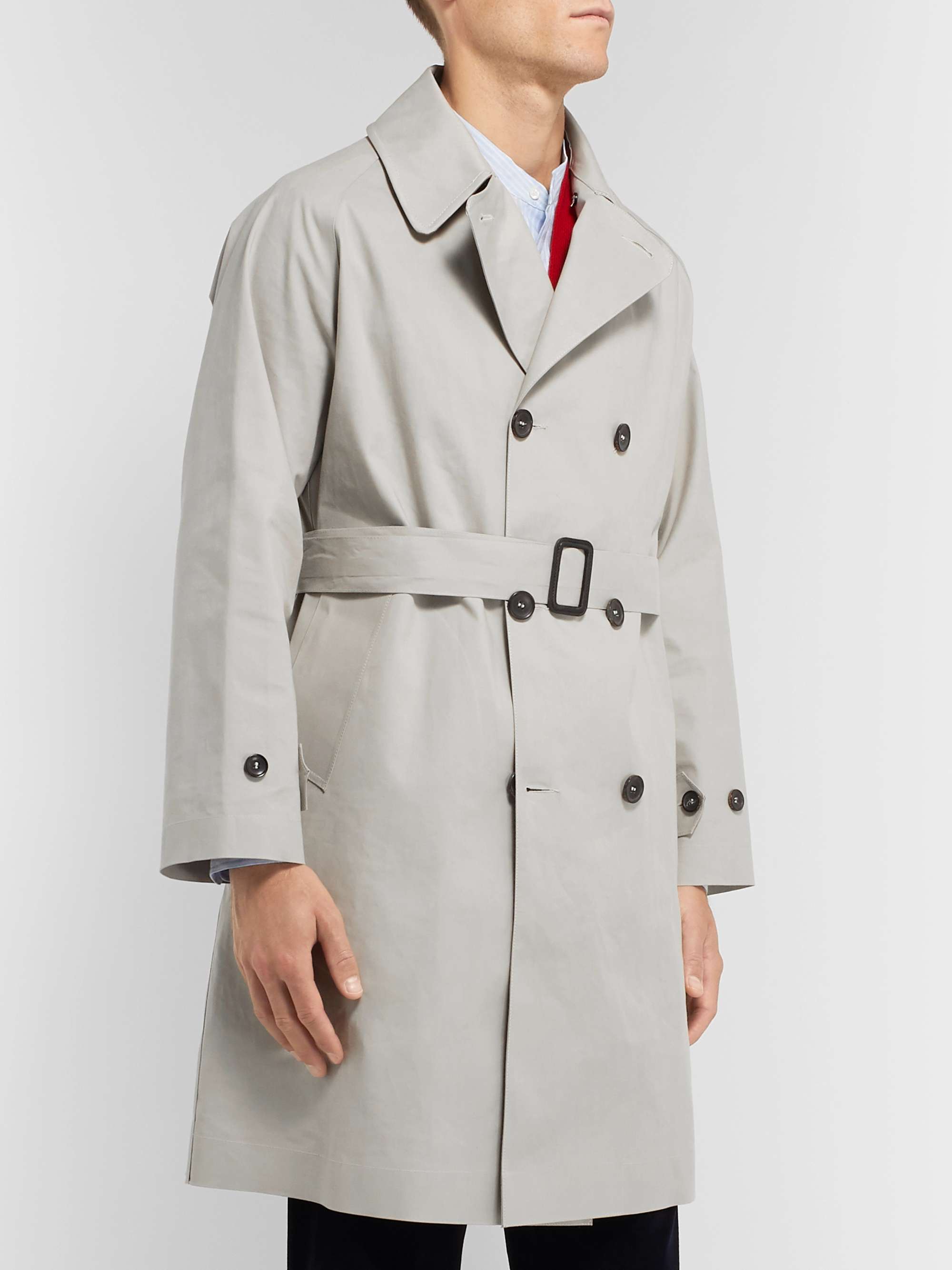 CONNOLLY + Goodwood Cotton-Gabardine Trench Coat for Men | MR PORTER