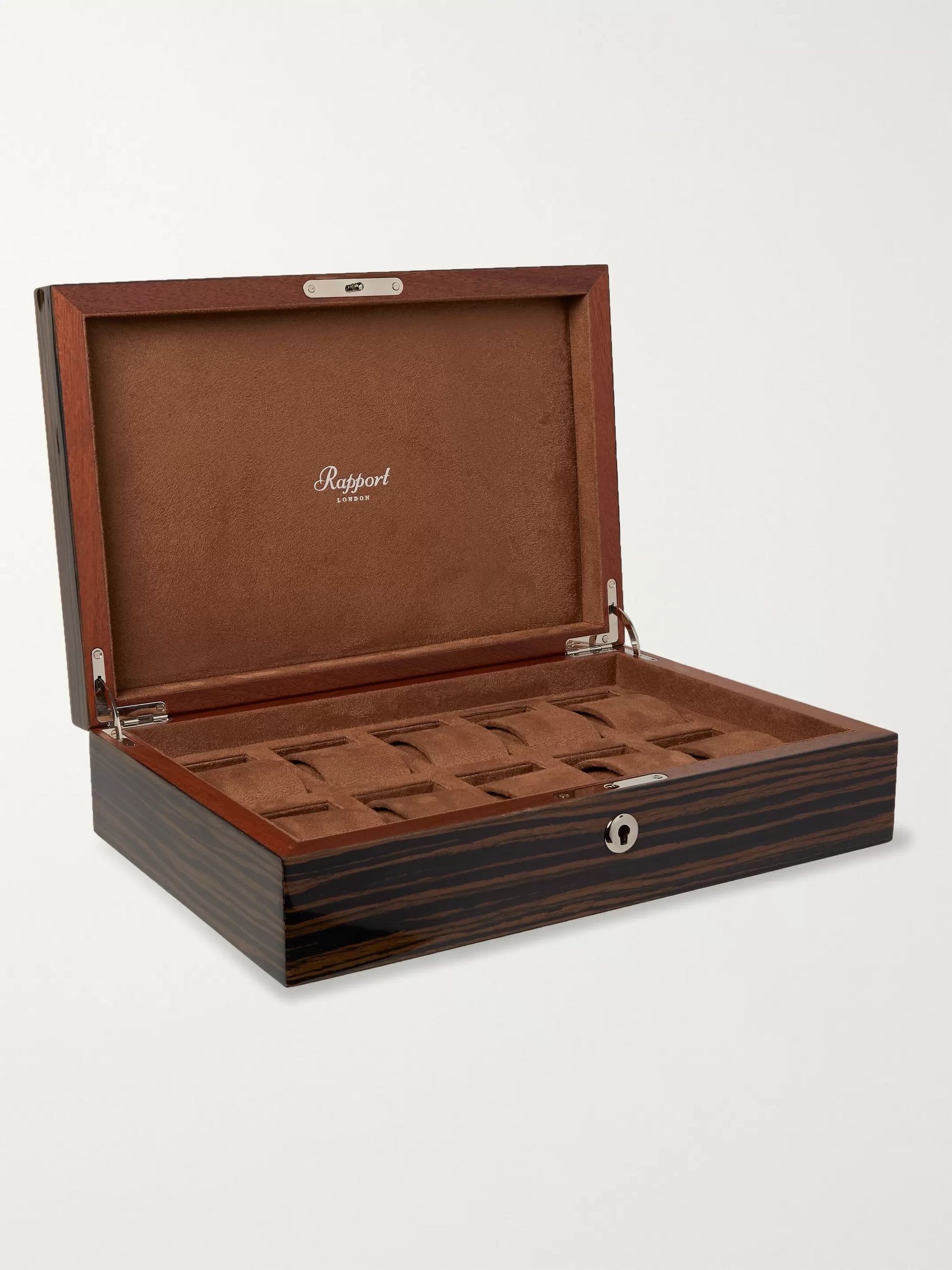 RAPPORT LONDON Lacquered Cedar Watch Box