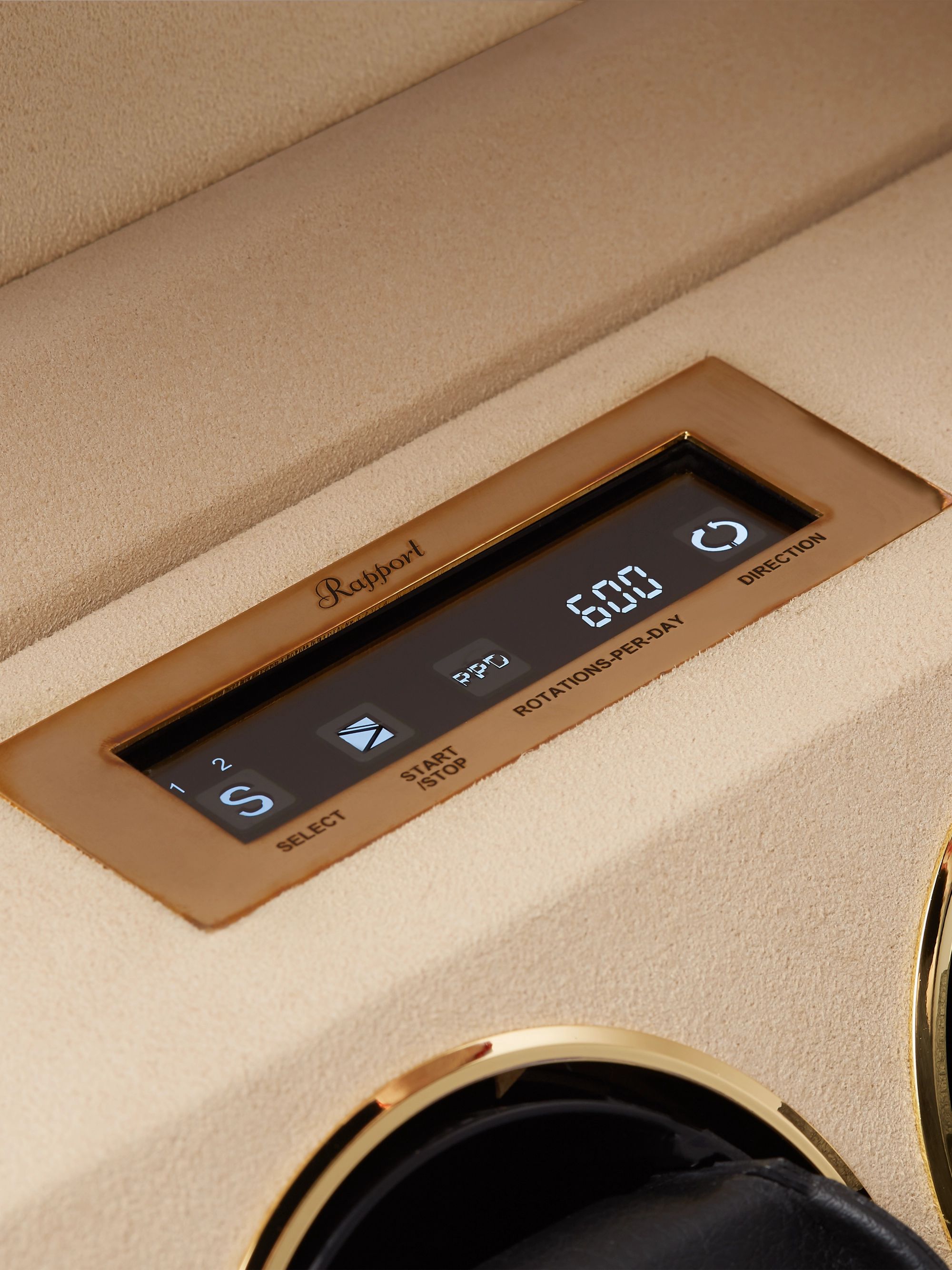 RAPPORT LONDON Perpetua III Lacquered Ebony Watch Winder