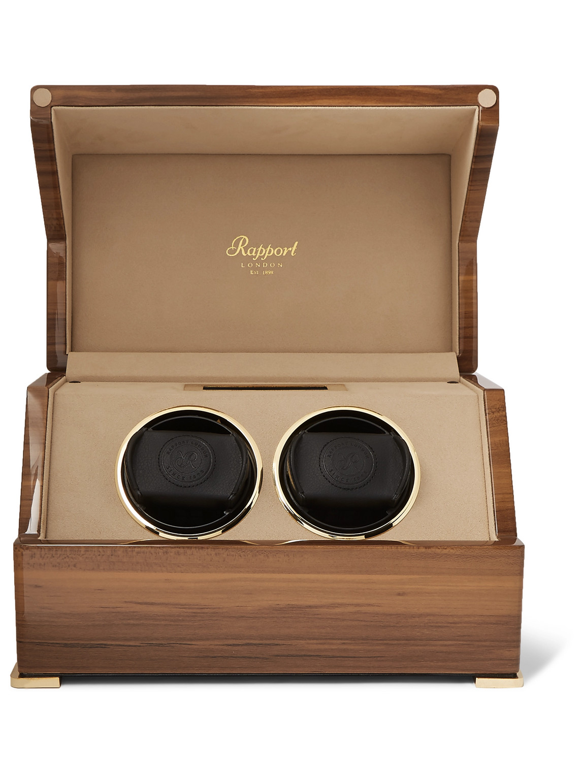 Rapport London – Perpetua III Lacquered Walnut Watch Winder