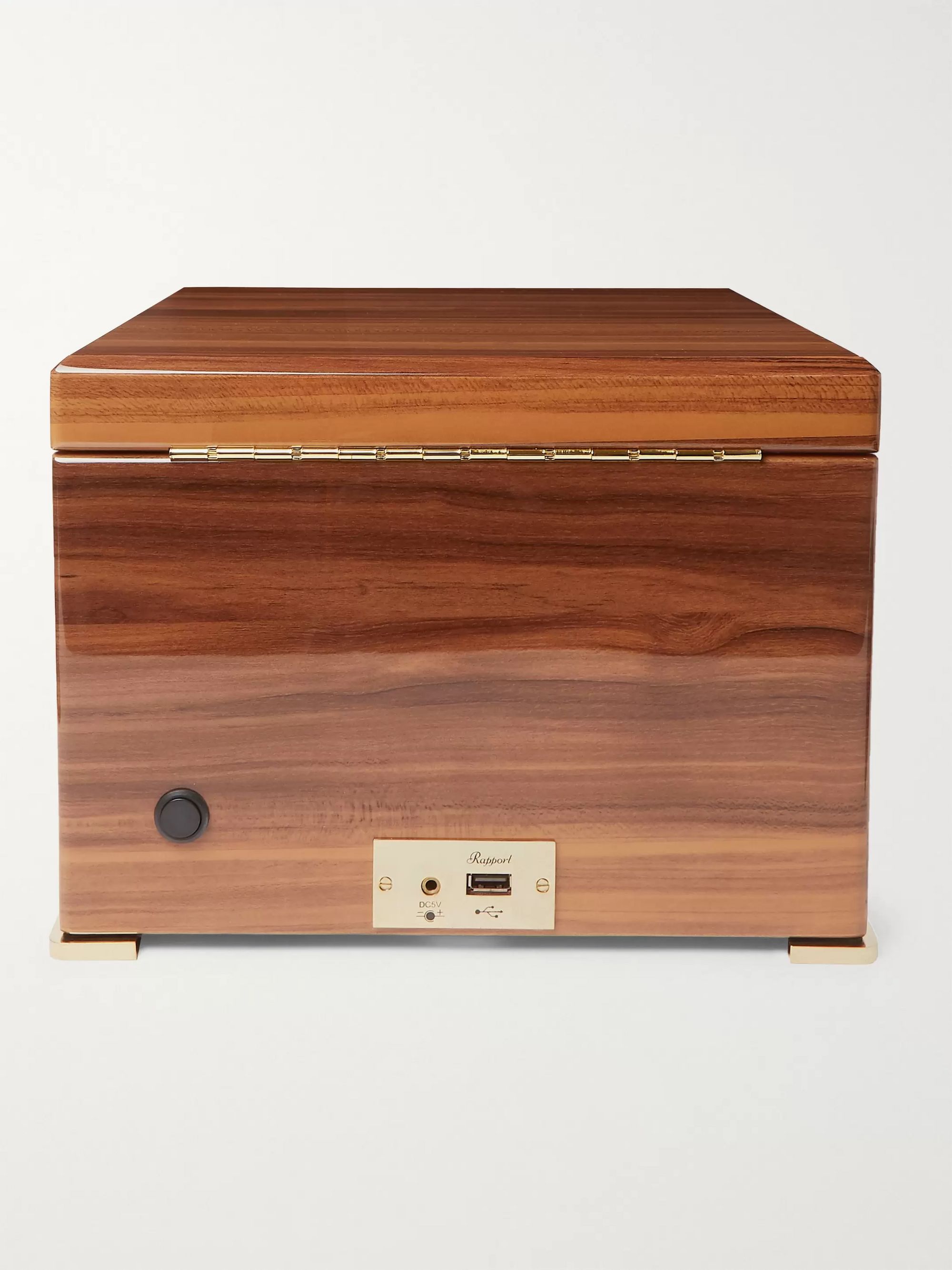 RAPPORT LONDON Perpetua III Lacquered Walnut Watch Winder