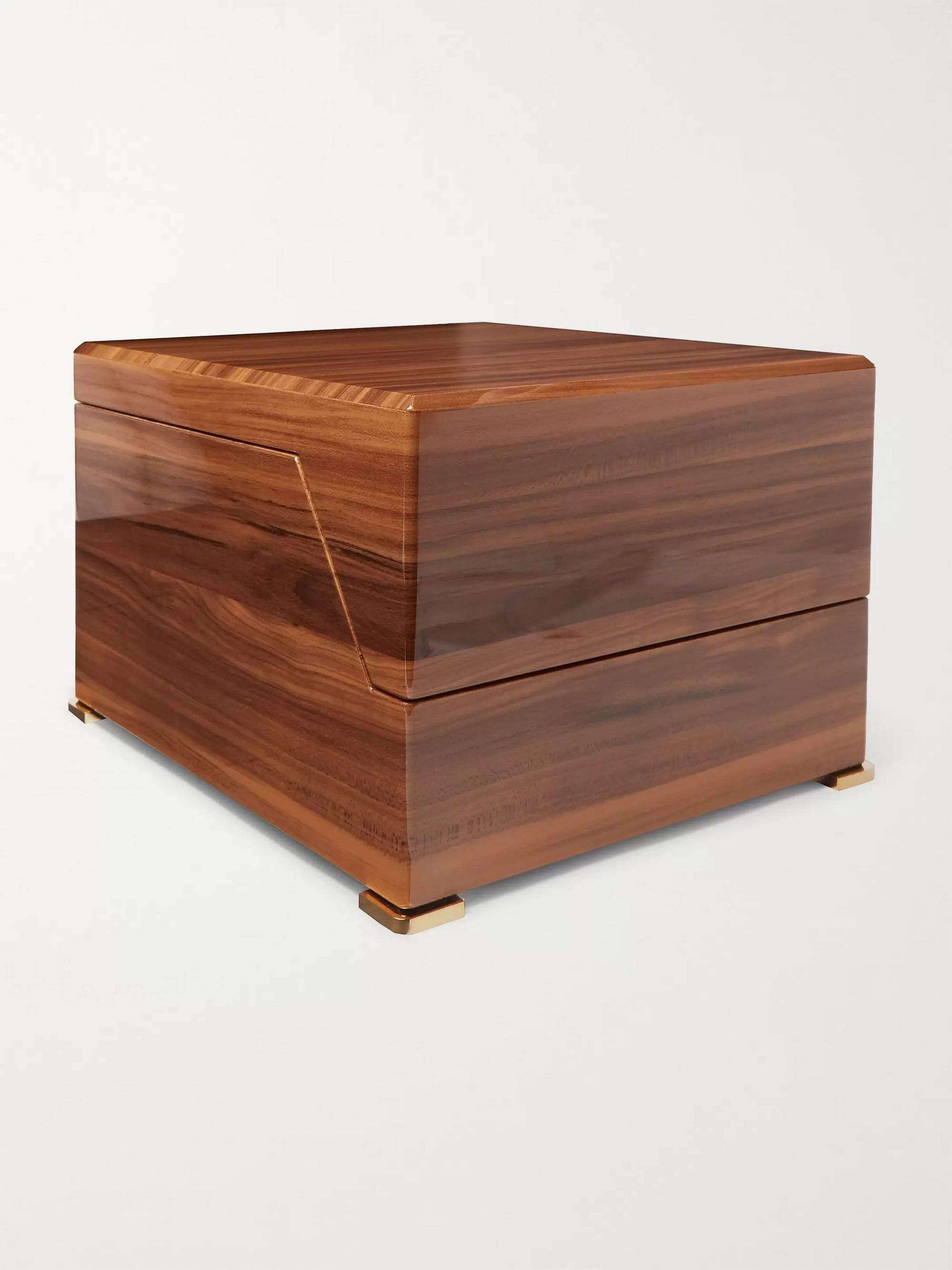 RAPPORT LONDON Perpetua III Lacquered Walnut Watch Winder