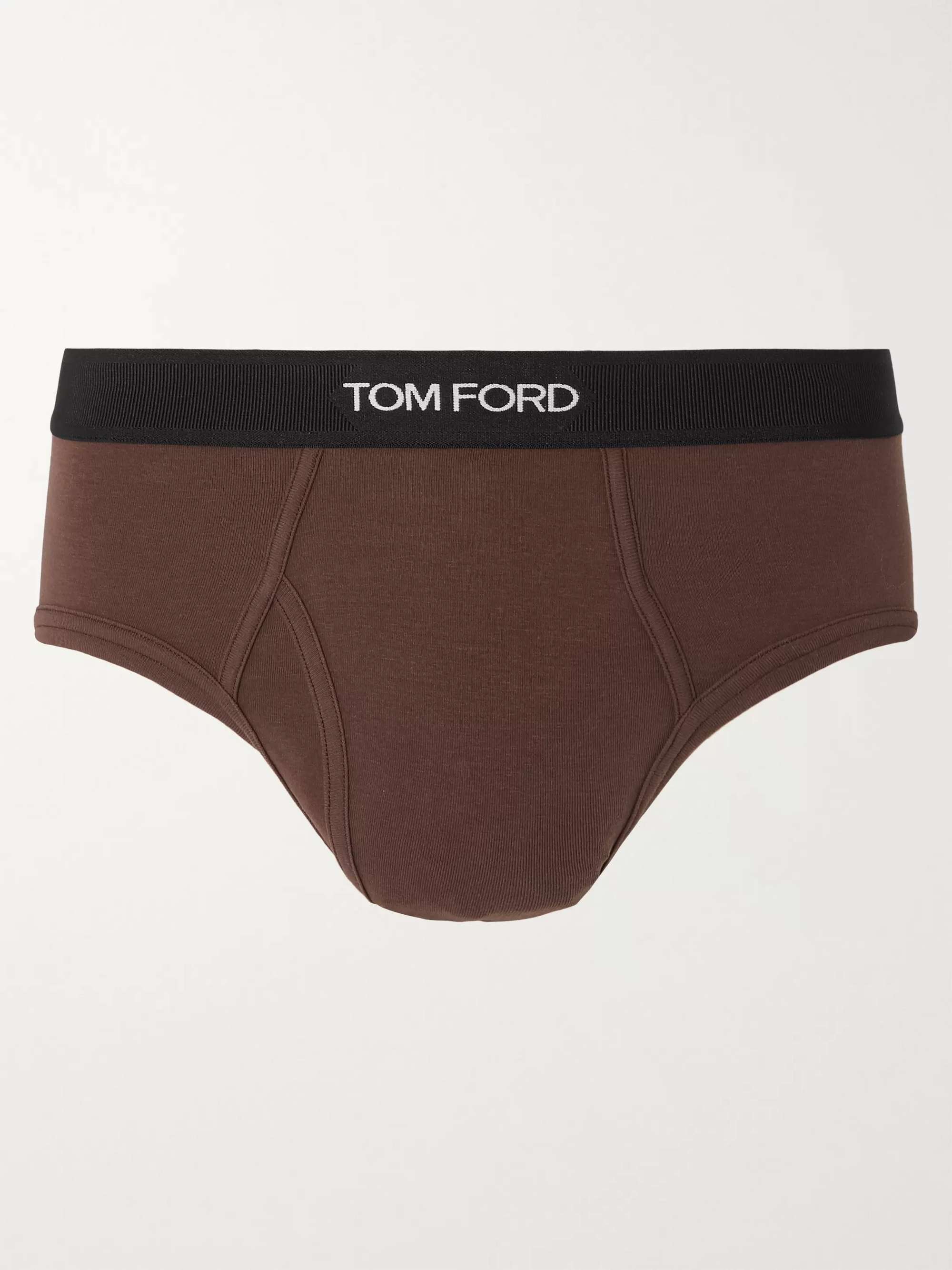 TOM FORD Stretch-Cotton Briefs