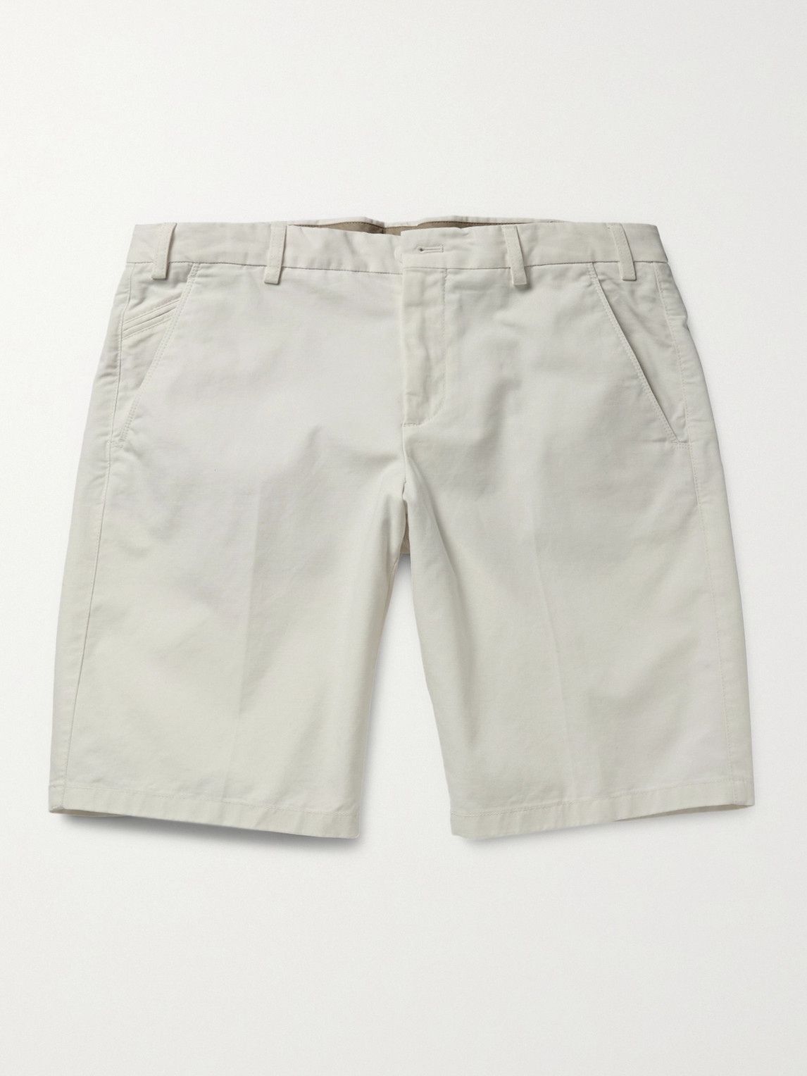 Loro Piana Stretch-Cotton Bermuda Shorts - Men