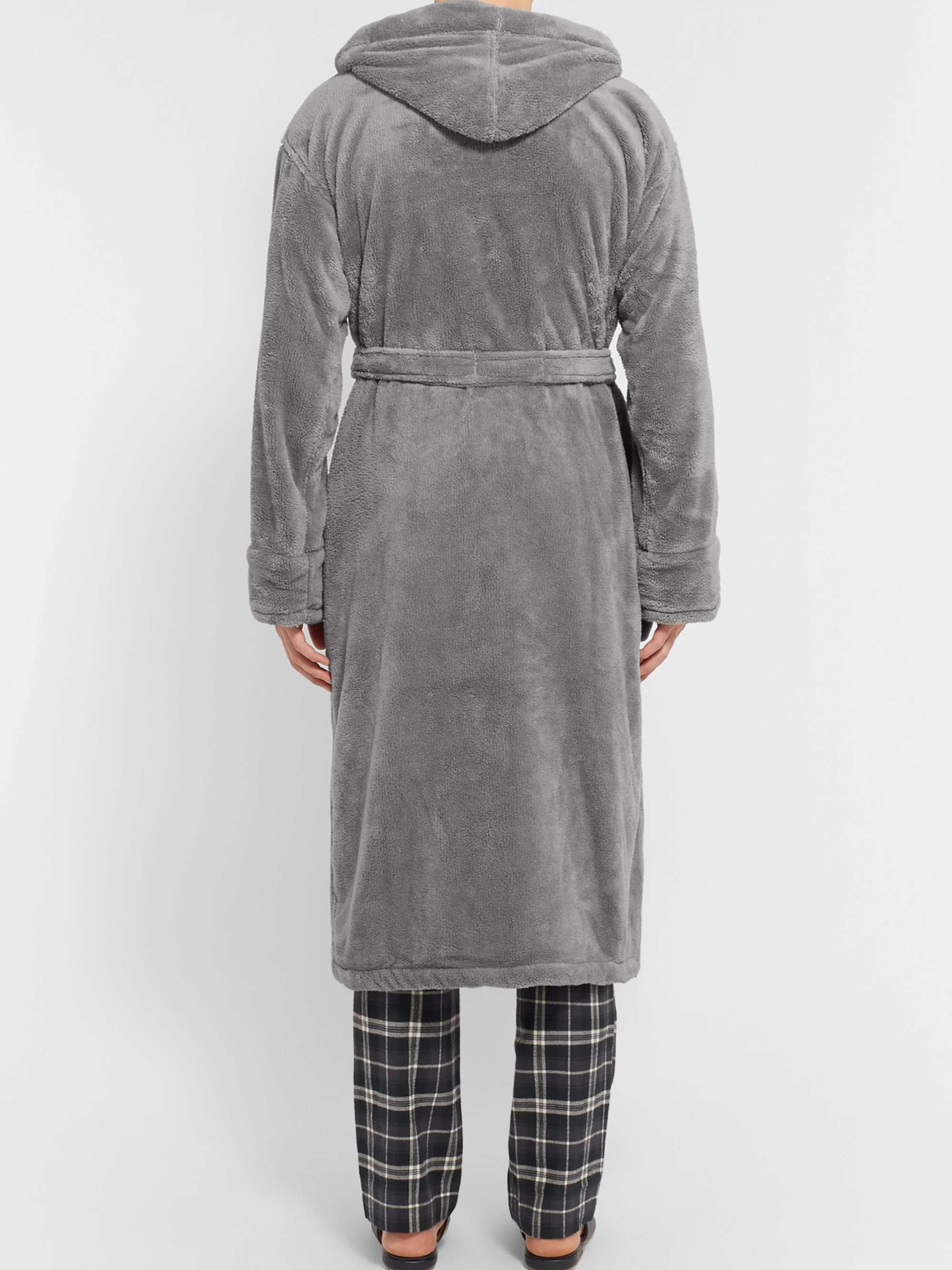 SOHO HOME Fleece Hooded Robe