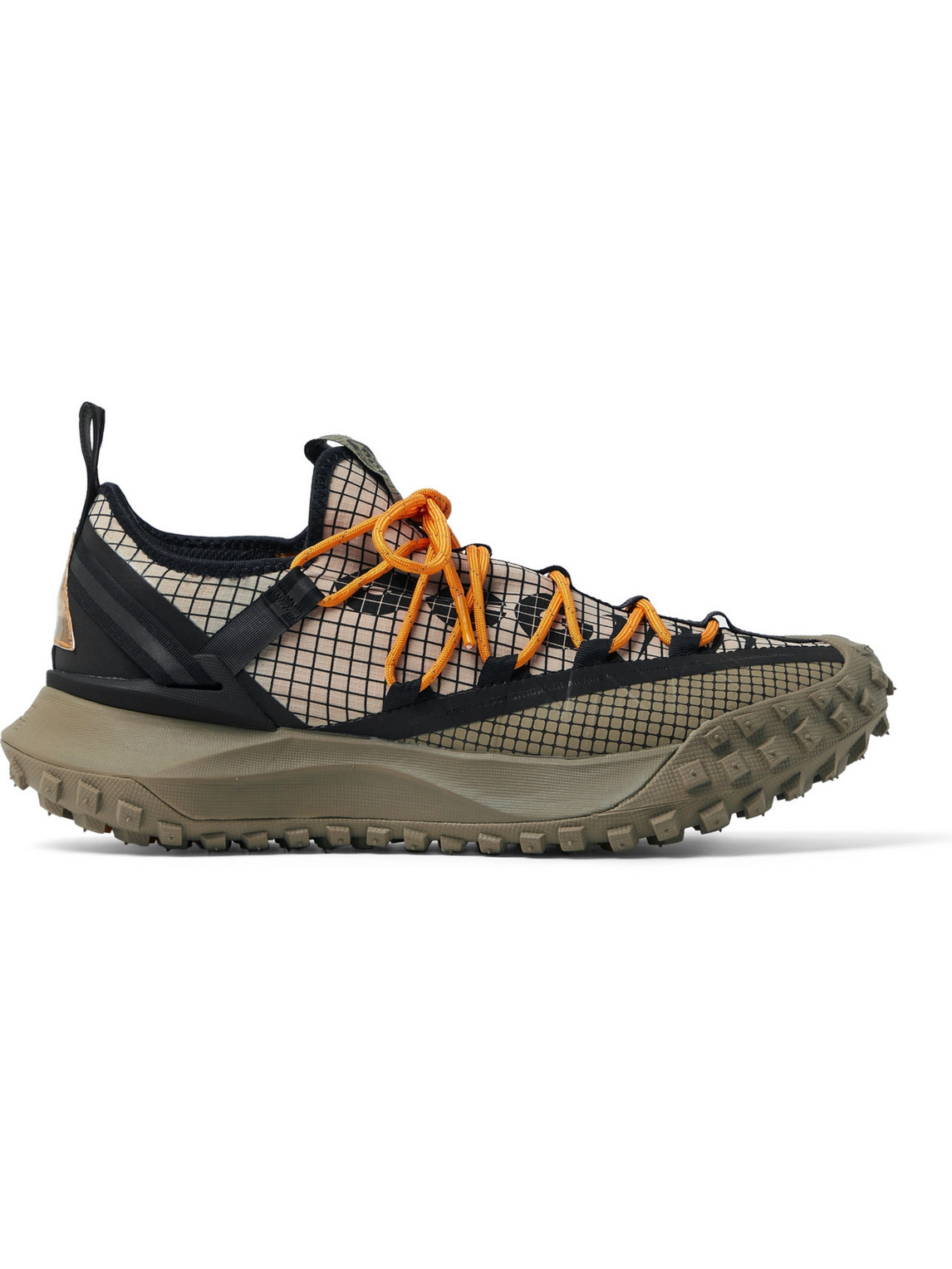 Shop Nike Acg Mountain Fly Rubber-trimmed Gore-tex Sneakers In Brown