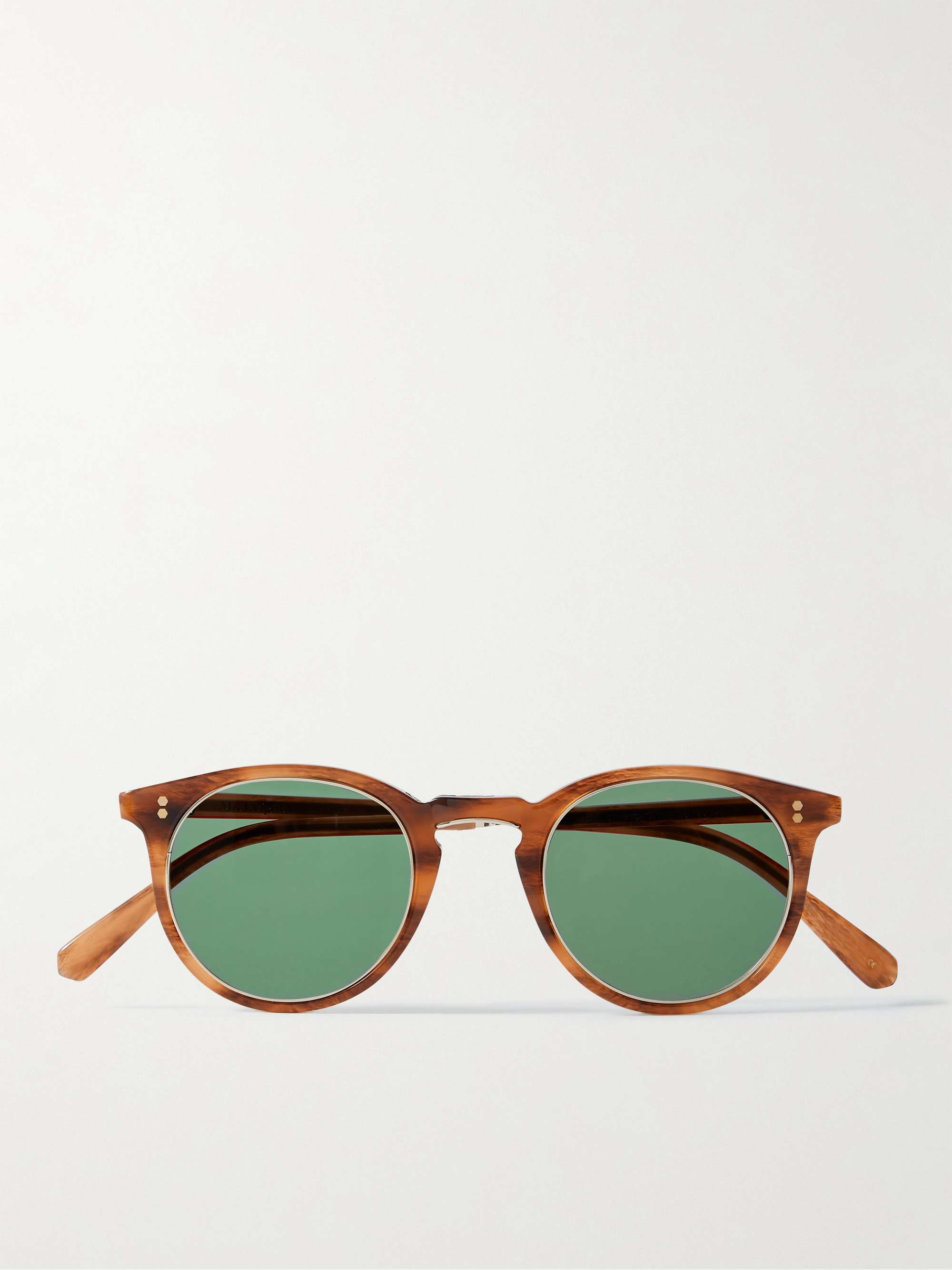 MR LEIGHT Crosby S Round-Frame Acetate Sunglasses