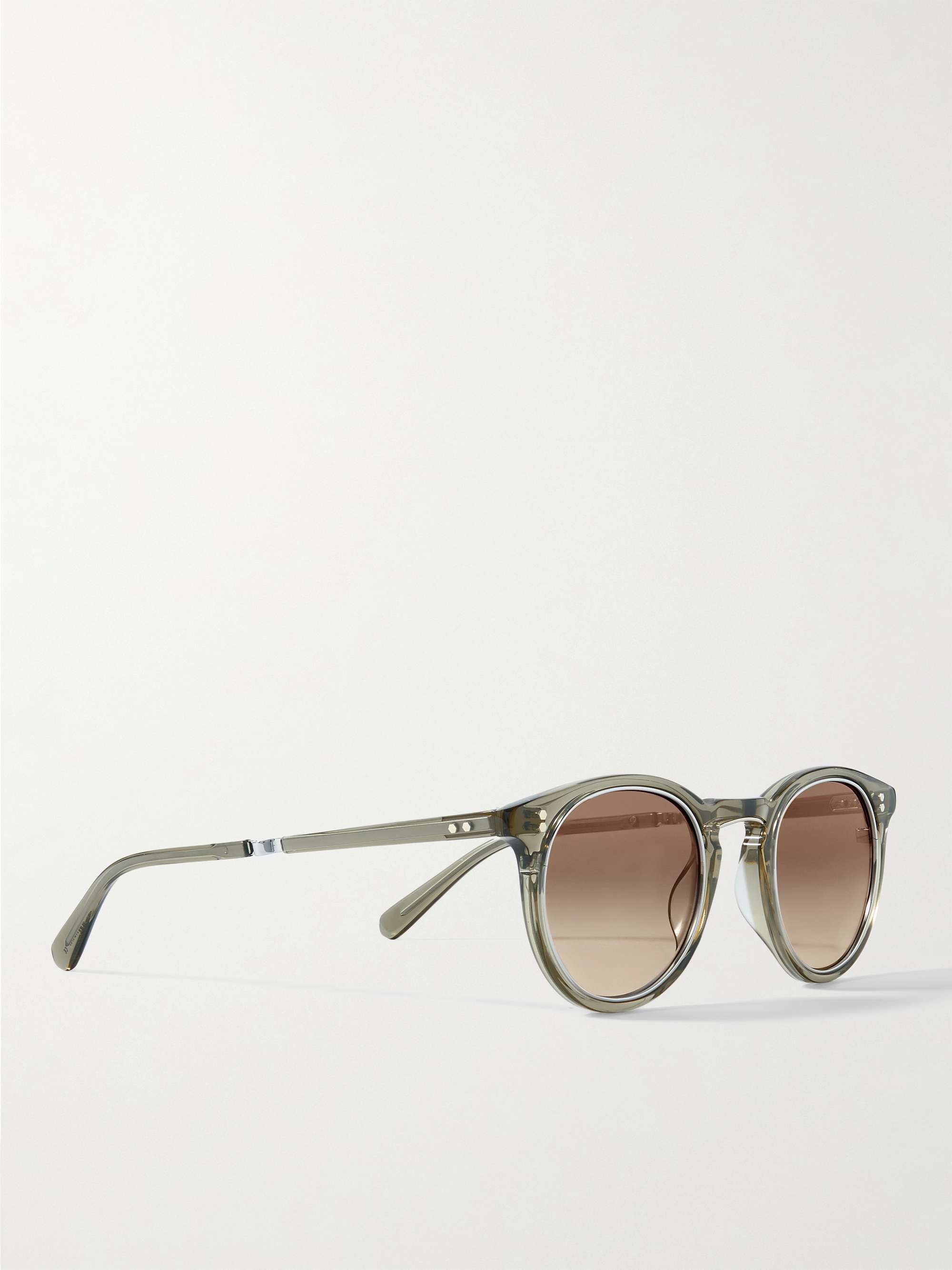 MR LEIGHT Crosby S Round-Frame Acetate Sunglasses