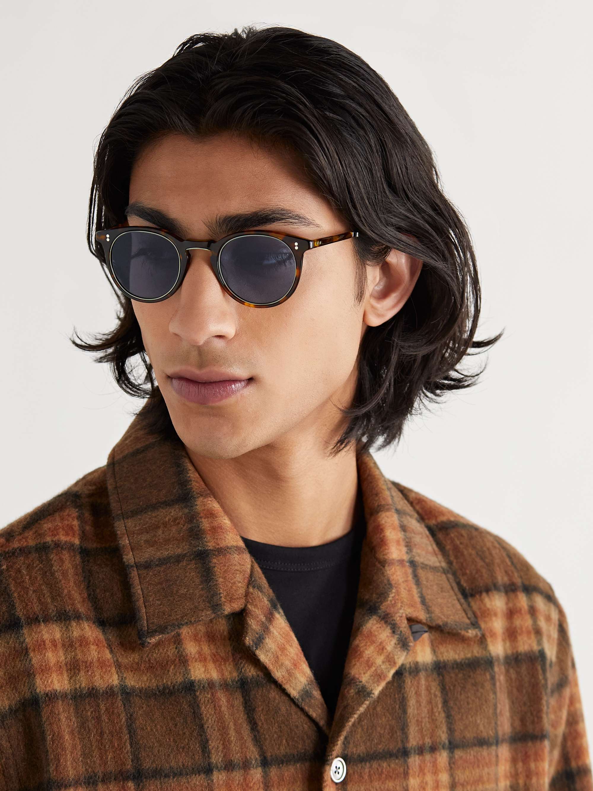 MR LEIGHT Crosby S Round-Frame Acetate Sunglasses