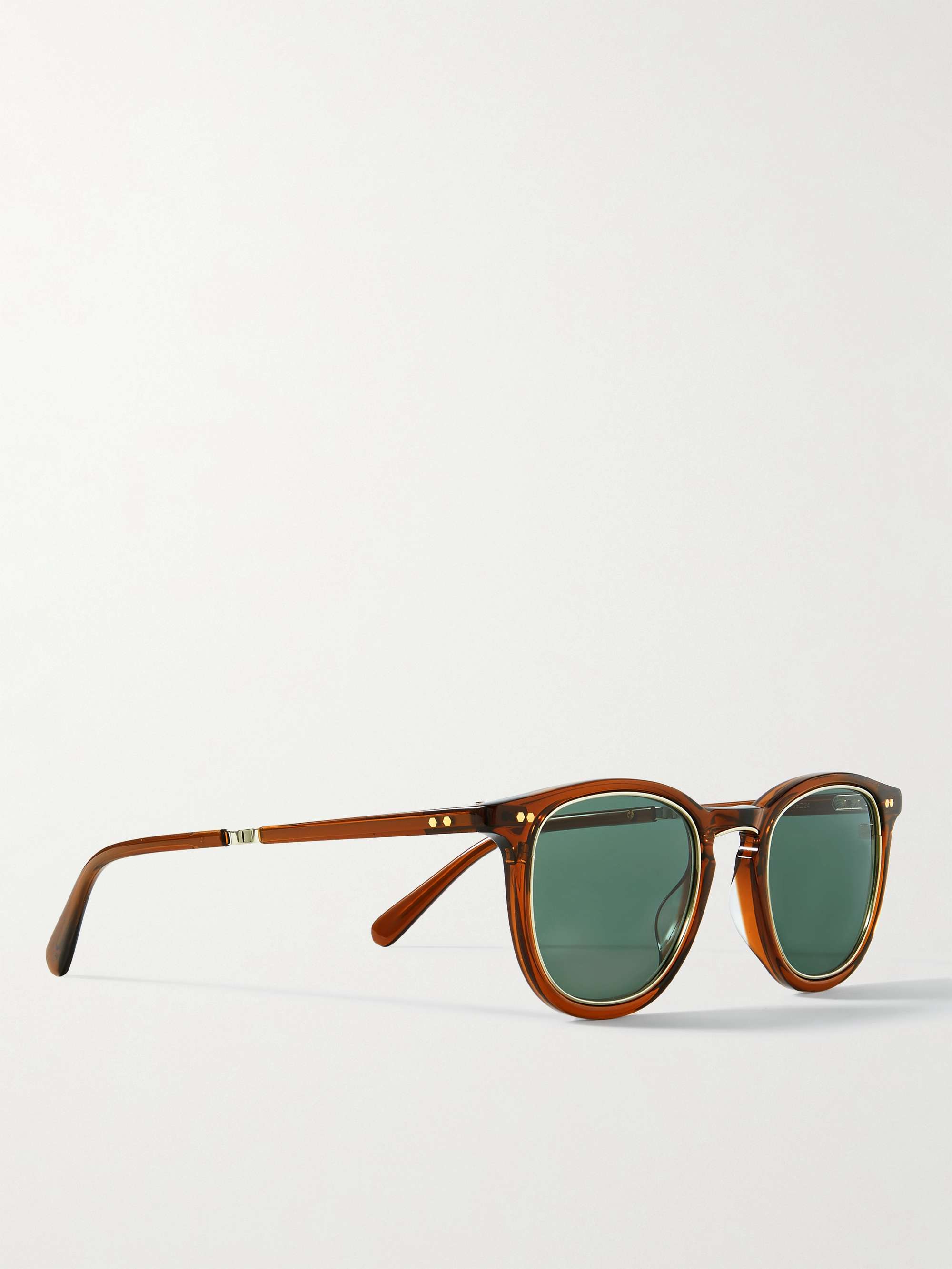 MR LEIGHT Cooper S Round-Frame Acetate Sunglasses
