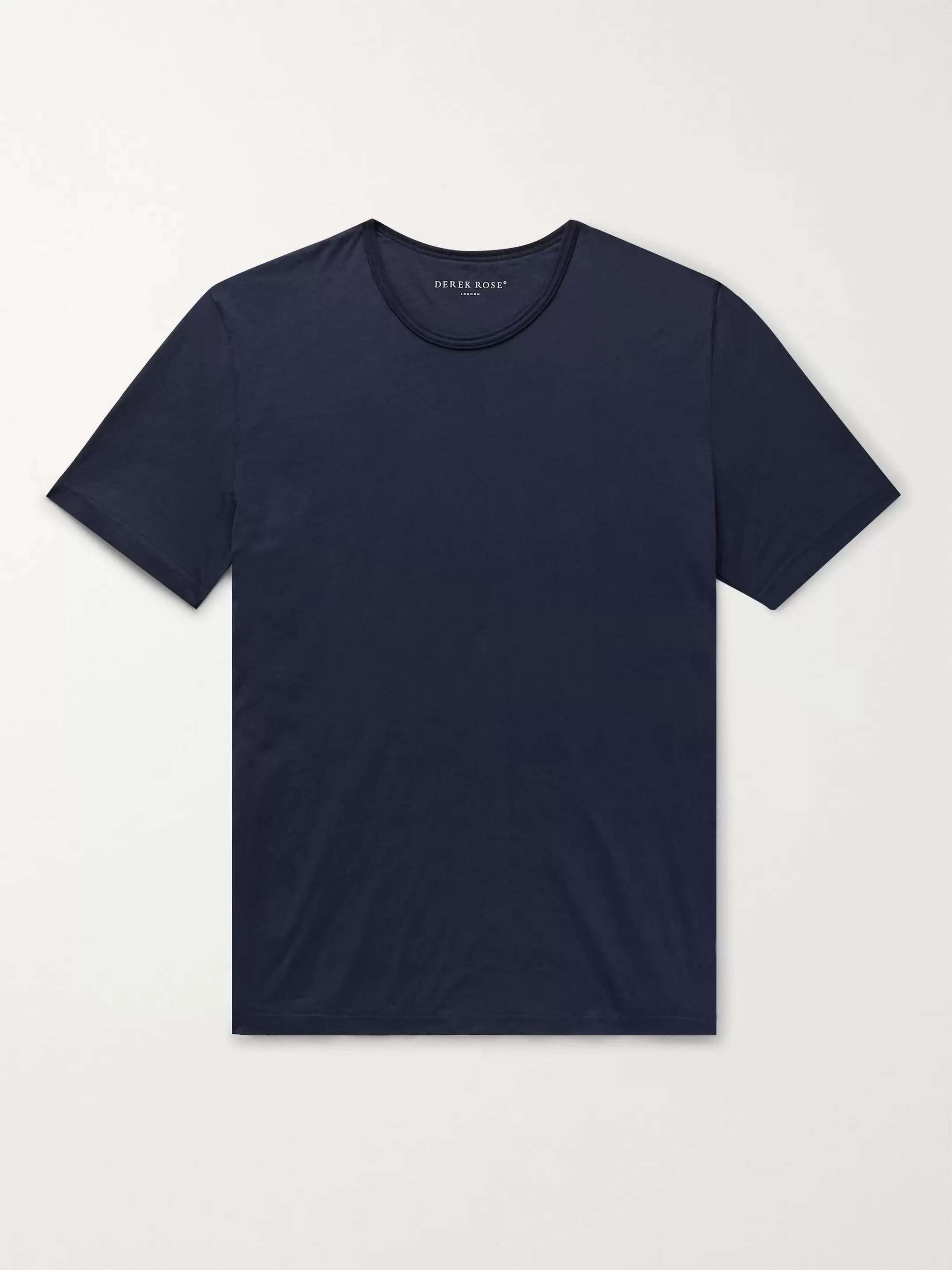 DEREK ROSE Riley 1 Pima Cotton-Jersey T-Shirt for Men | MR PORTER