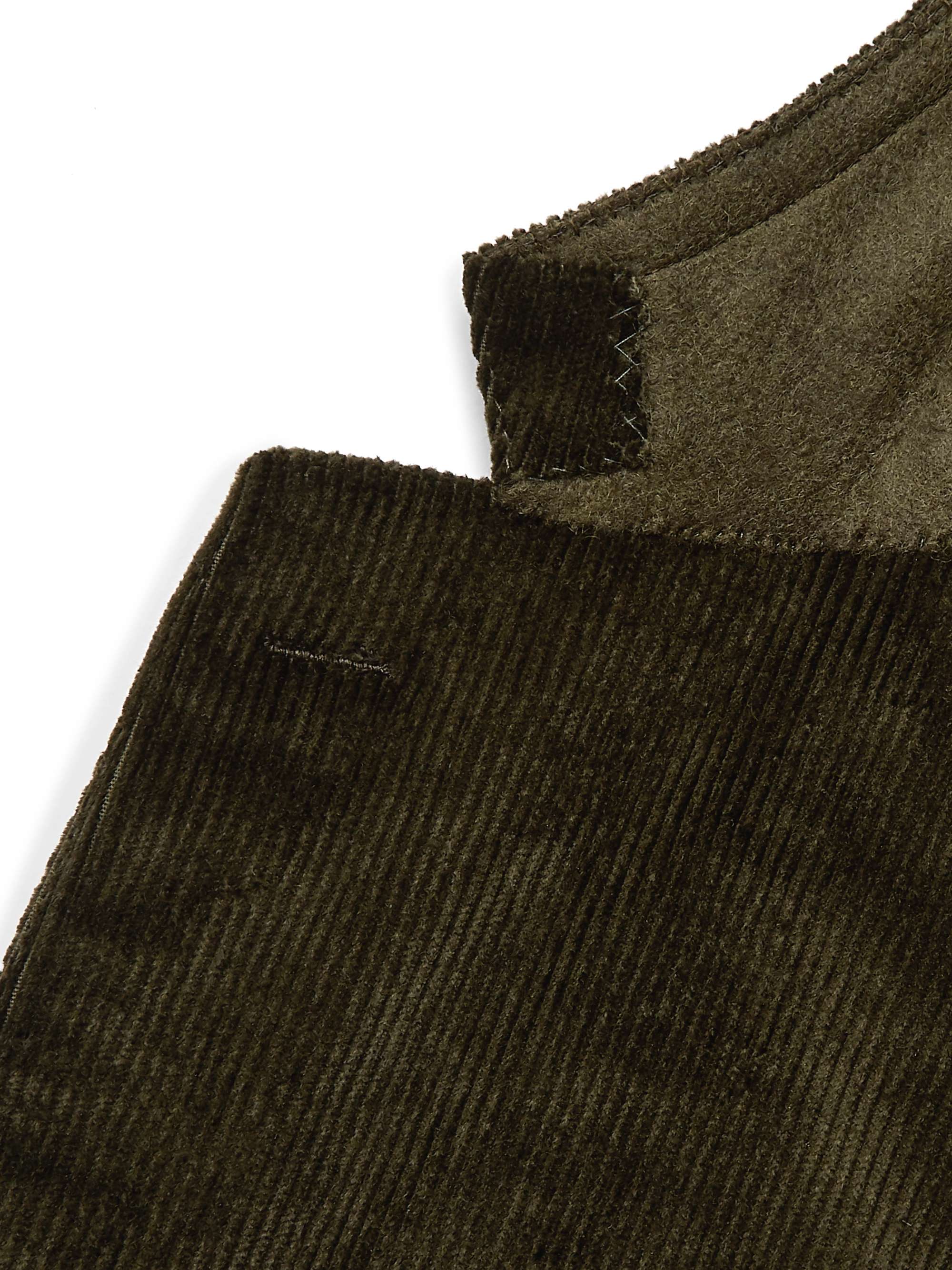 KINGSMAN Slim-Fit Cotton-Blend Corduroy Suit Jacket