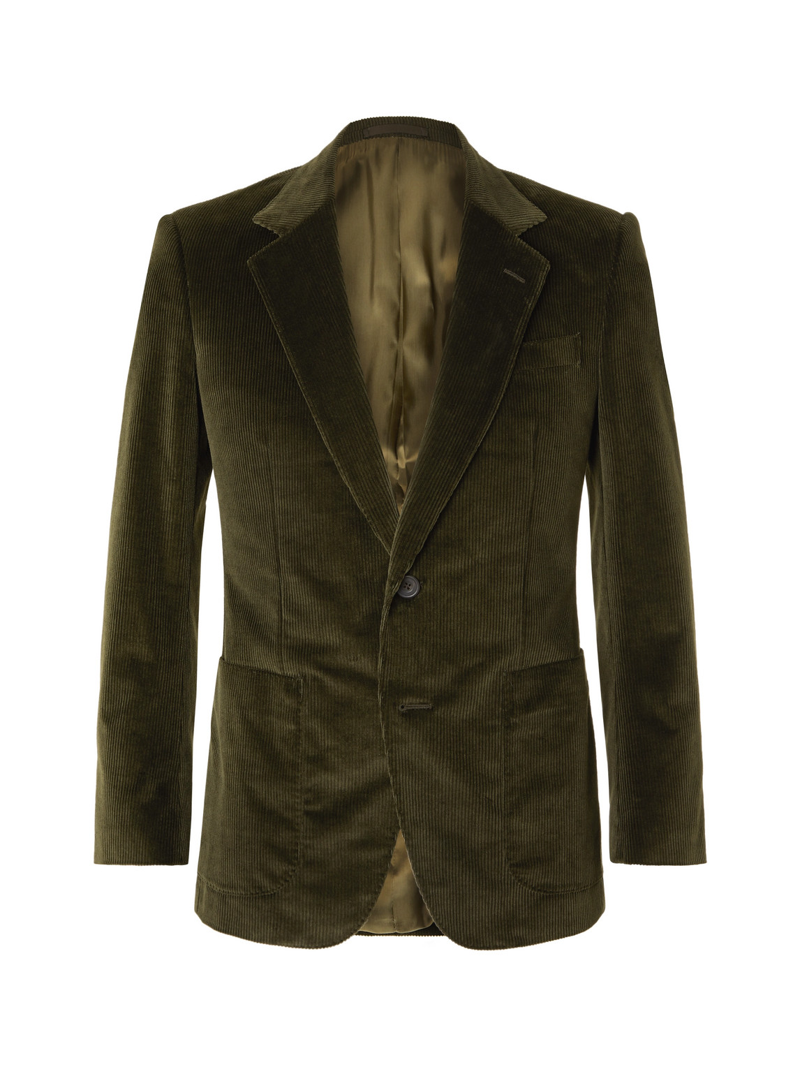 Slim-Fit Cotton-Blend Corduroy Suit Jacket