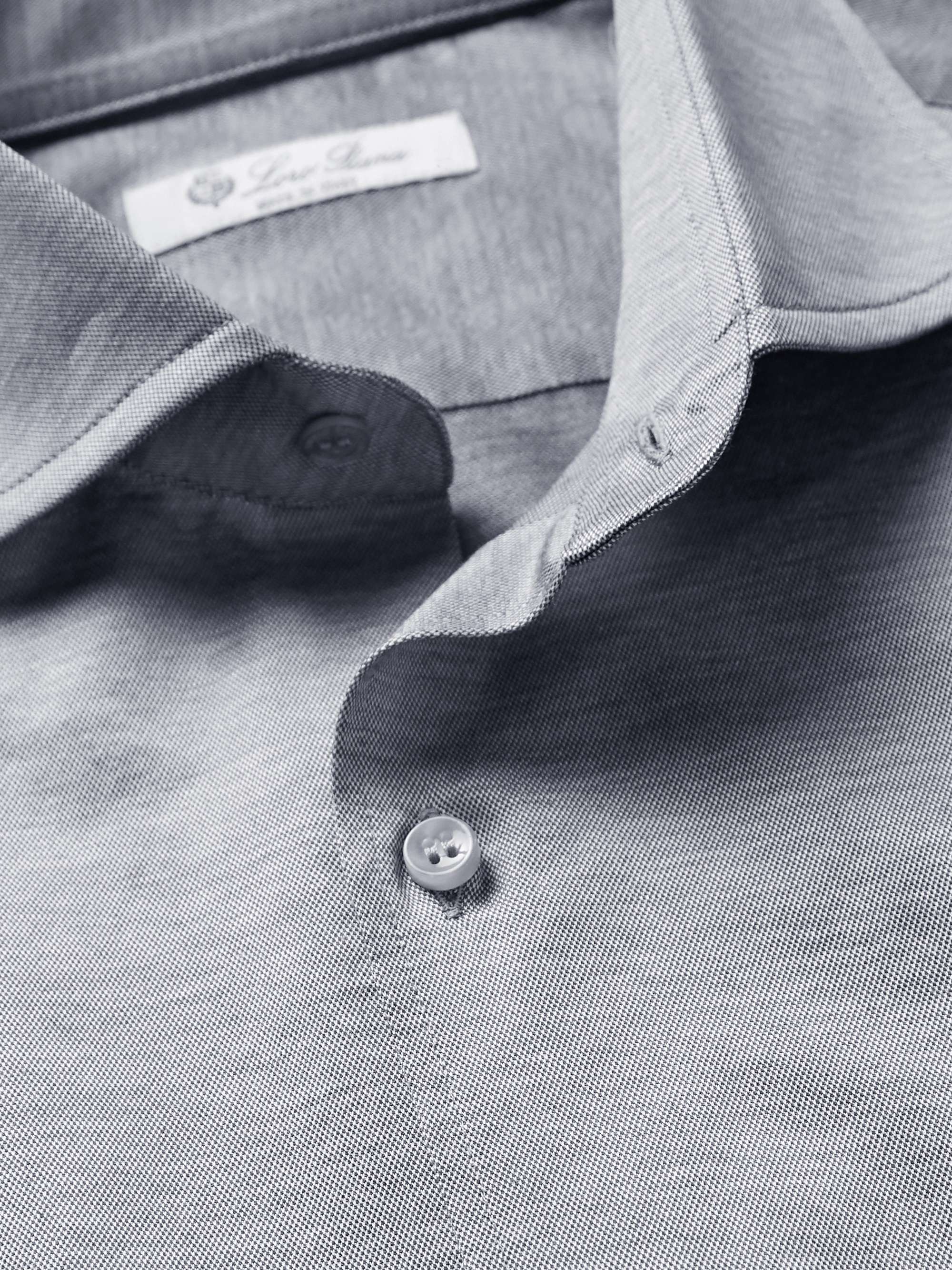 LORO PIANA Slim-Fit Cotton-Jersey Shirt