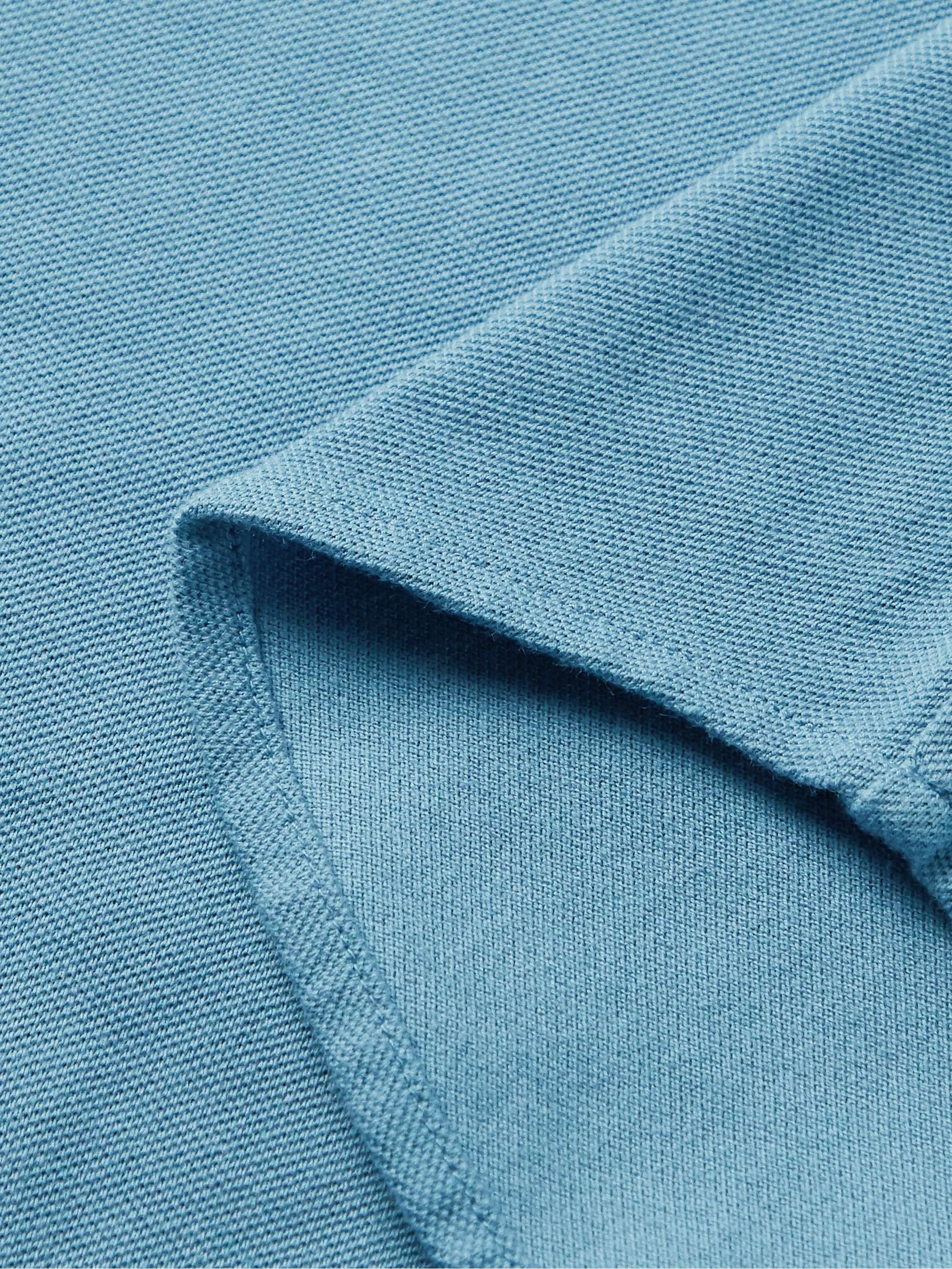 LORO PIANA Cotton-Piqué Polo Shirt