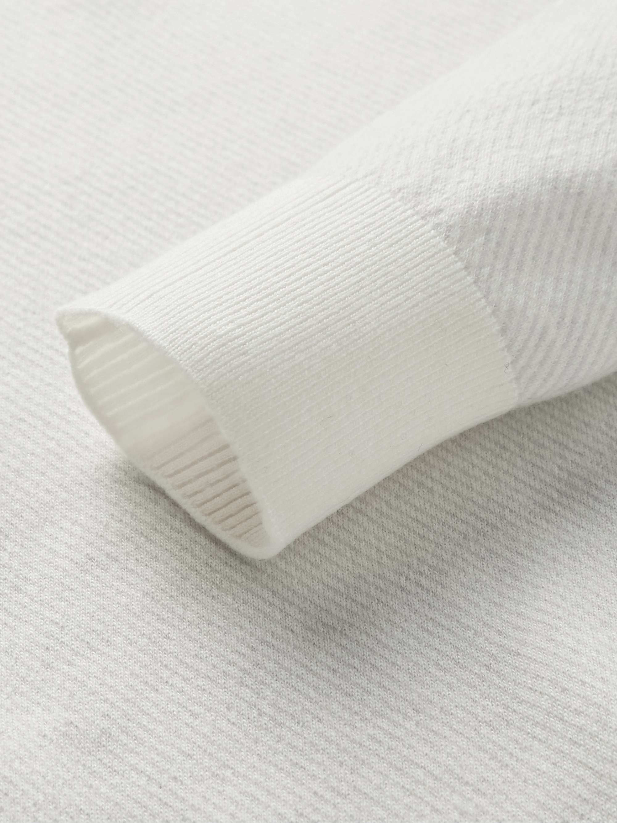 LORO PIANA Roadster Striped Cashmere Half-Zip Sweater
