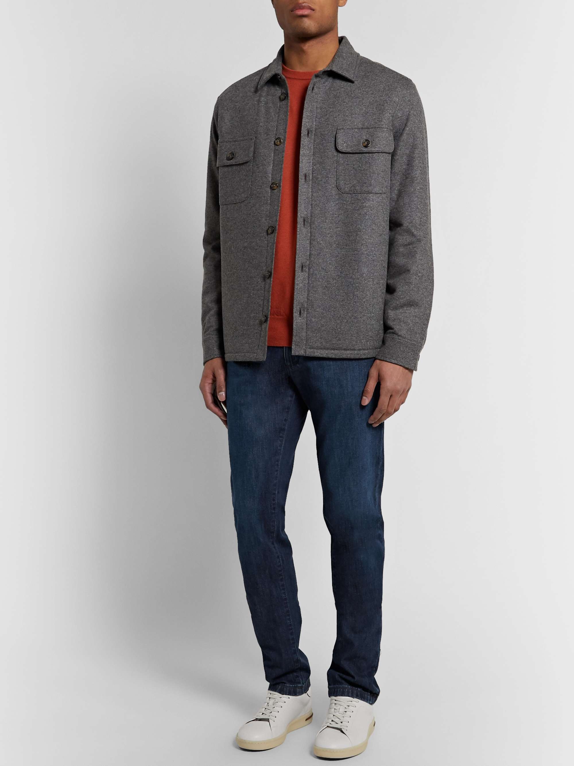 LORO PIANA Slim-Fit Stretch-Denim Jeans