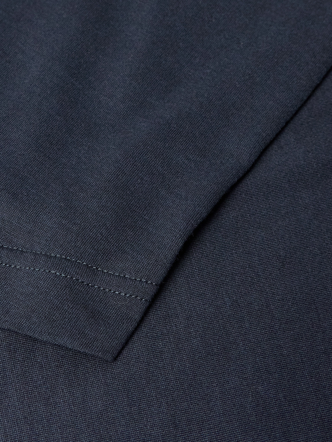 Loro Piana Slim-fit Silk And Cotton-blend Jersey T-shirt In Blue