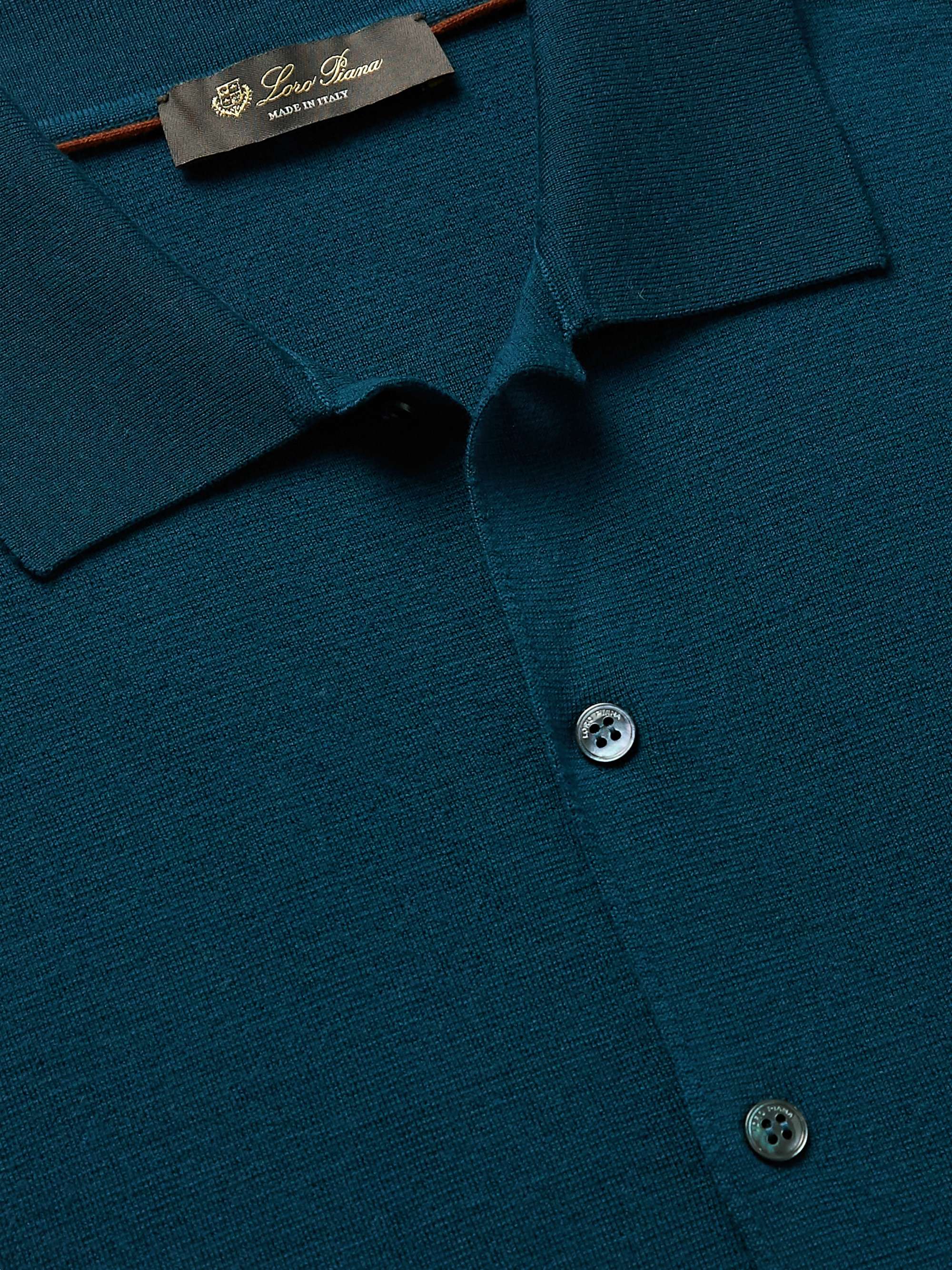 LORO PIANA Empire Slim-Fit Wish Virgin Wool Shirt