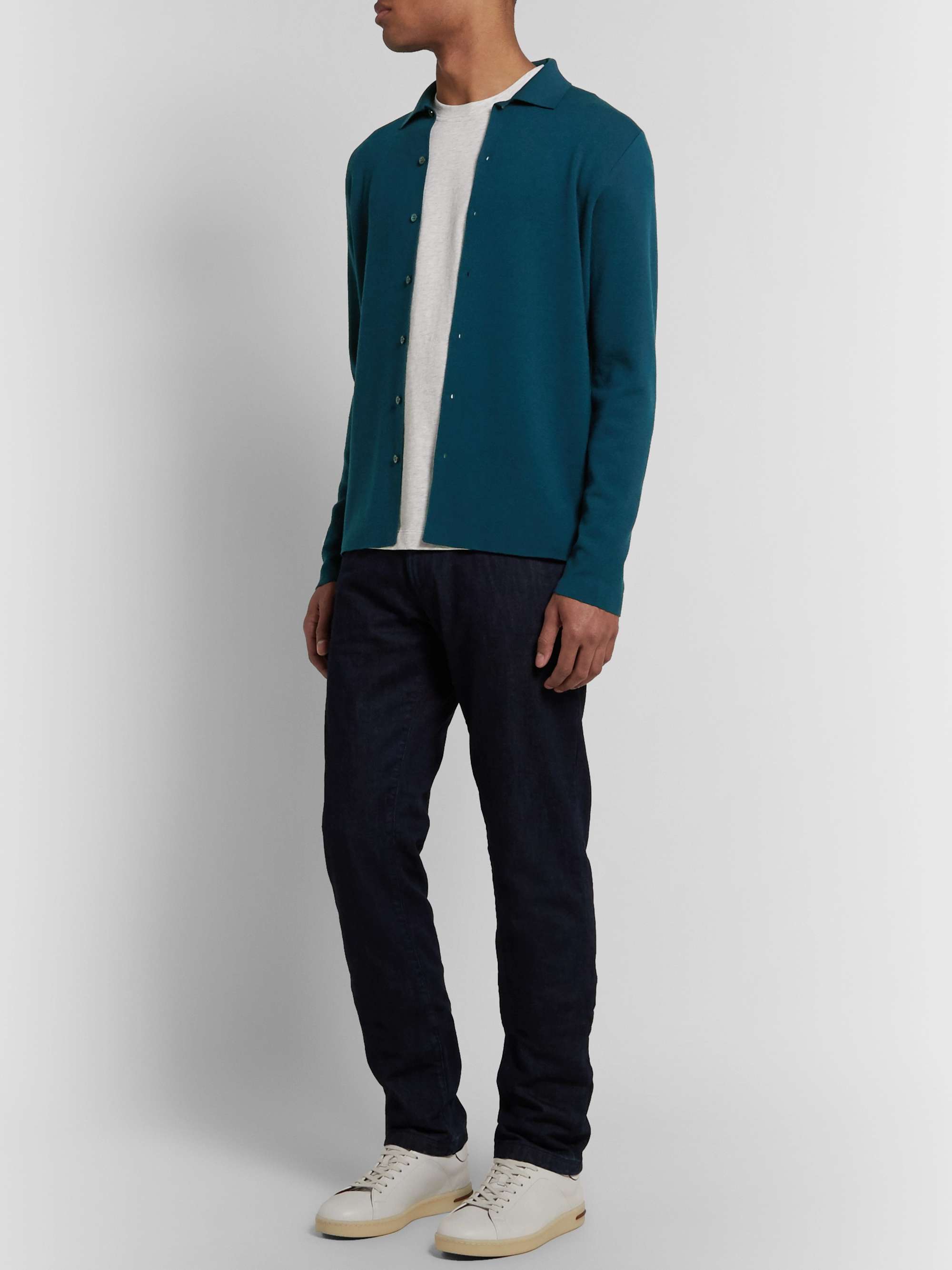 LORO PIANA Empire Slim-Fit Wish Virgin Wool Shirt