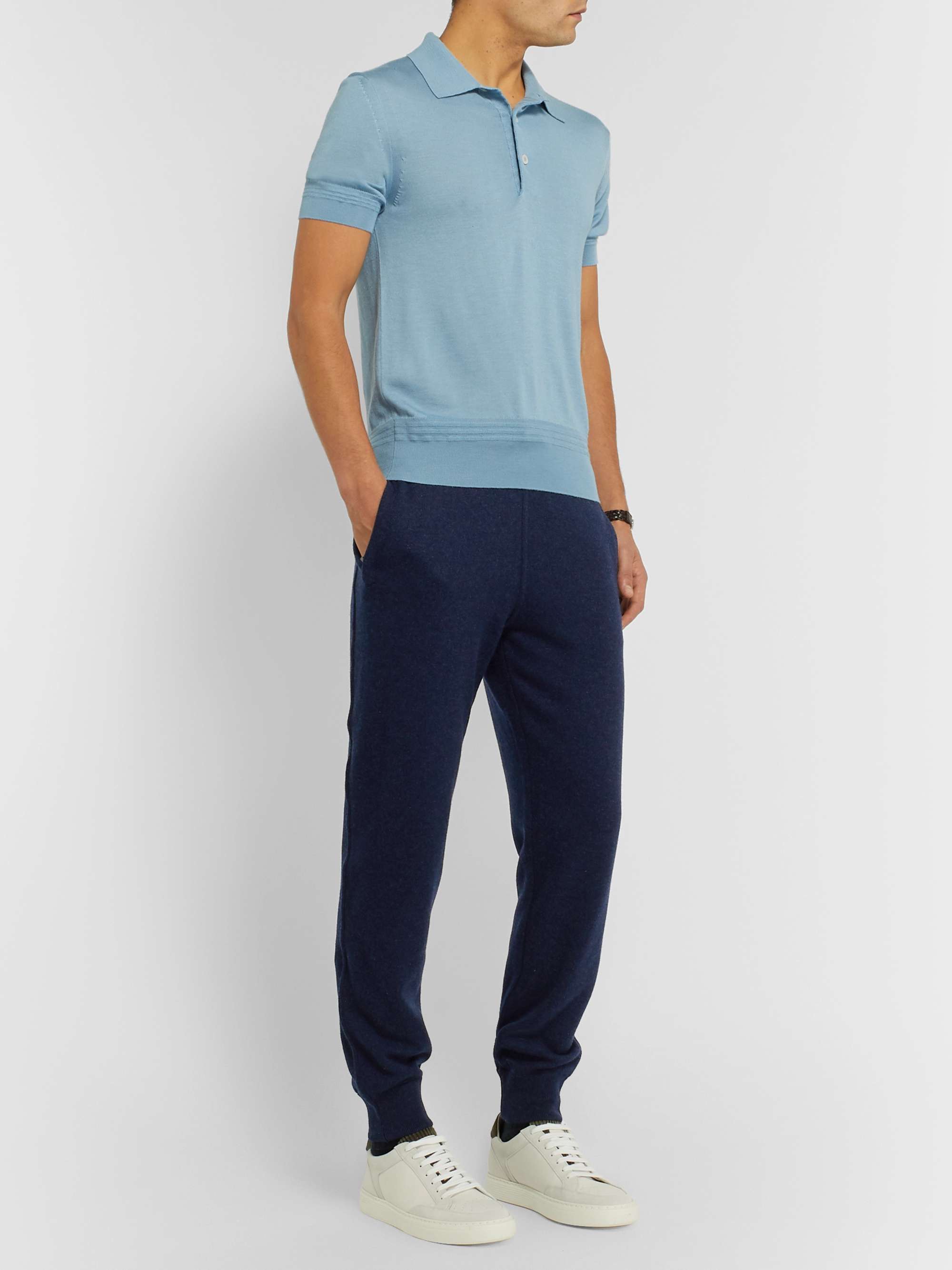 LORO PIANA Slim-Fit Tapered Cashmere Sweatpants