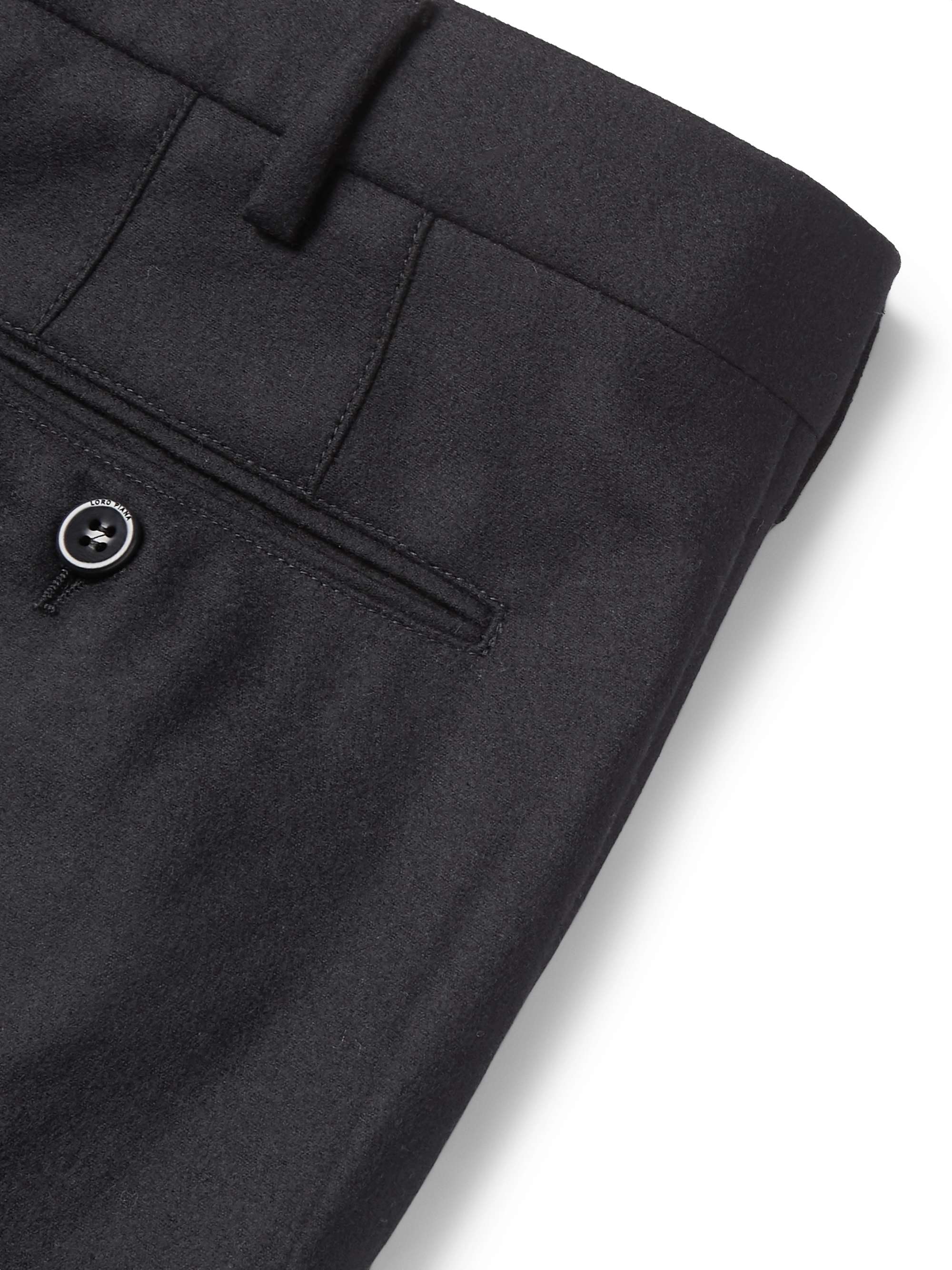 LORO PIANA Slim-Fit Wool and Cashmere-Blend Trousers