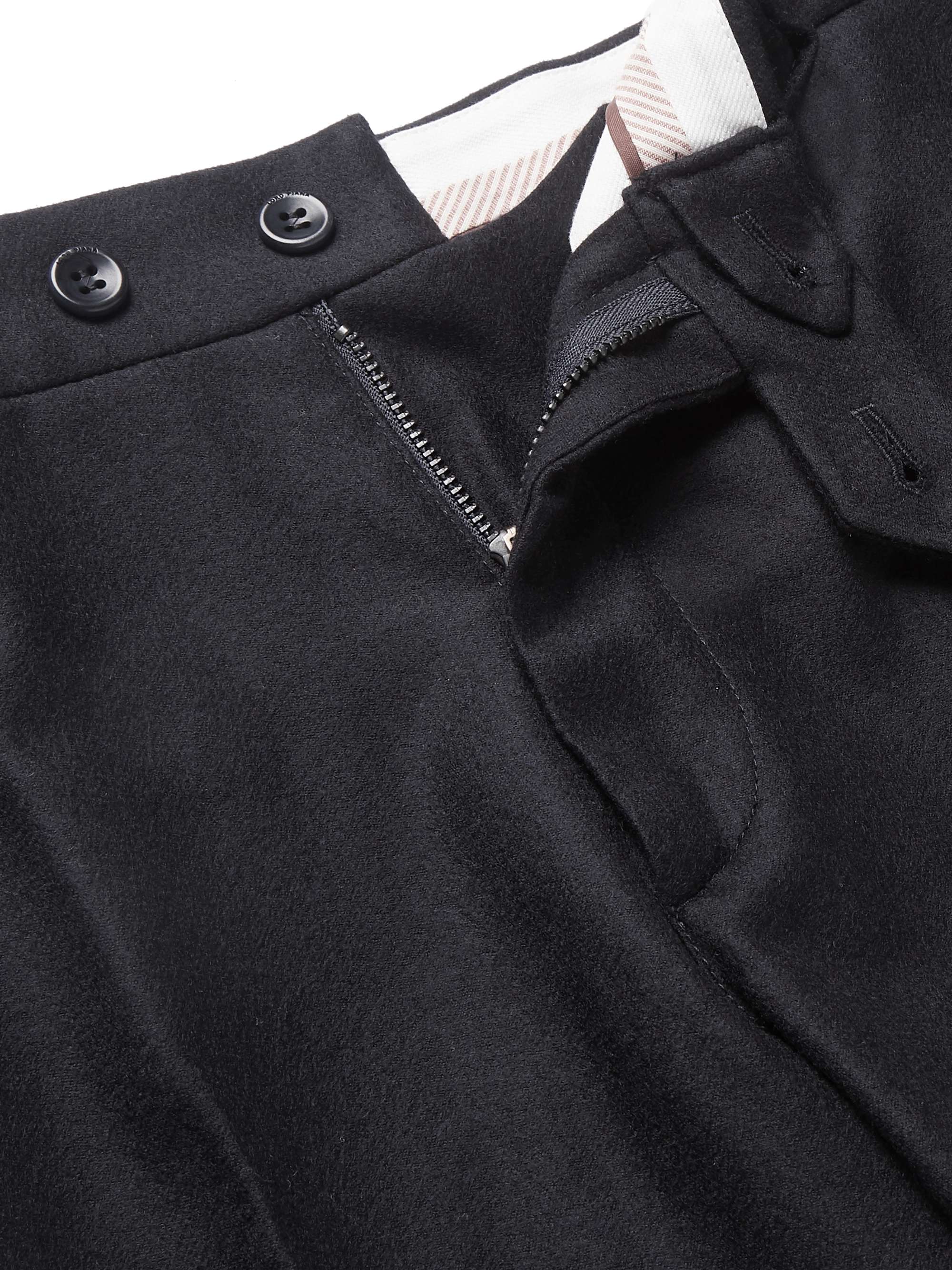 LORO PIANA Slim-Fit Wool and Cashmere-Blend Trousers